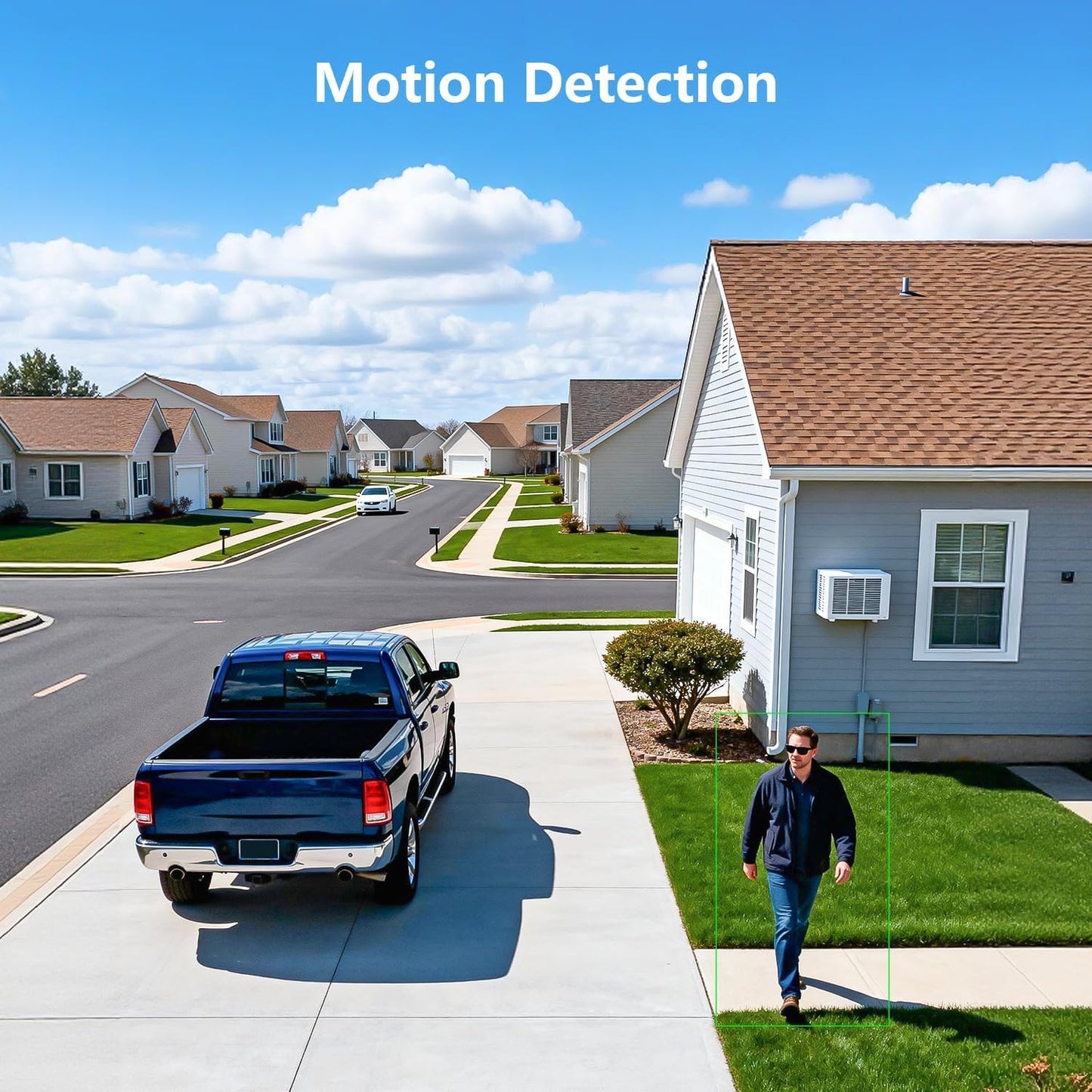 Anakk 4MP Solar Security Cameras Wireless Outdoor, 355° Pan Tilt Motion Detection,Color Night Vision, 5GHz/2.4GHz WiFi, IP65, 2-Cam Kit with 64GB Local Storage, No Monthly Fee Camera for Home Security