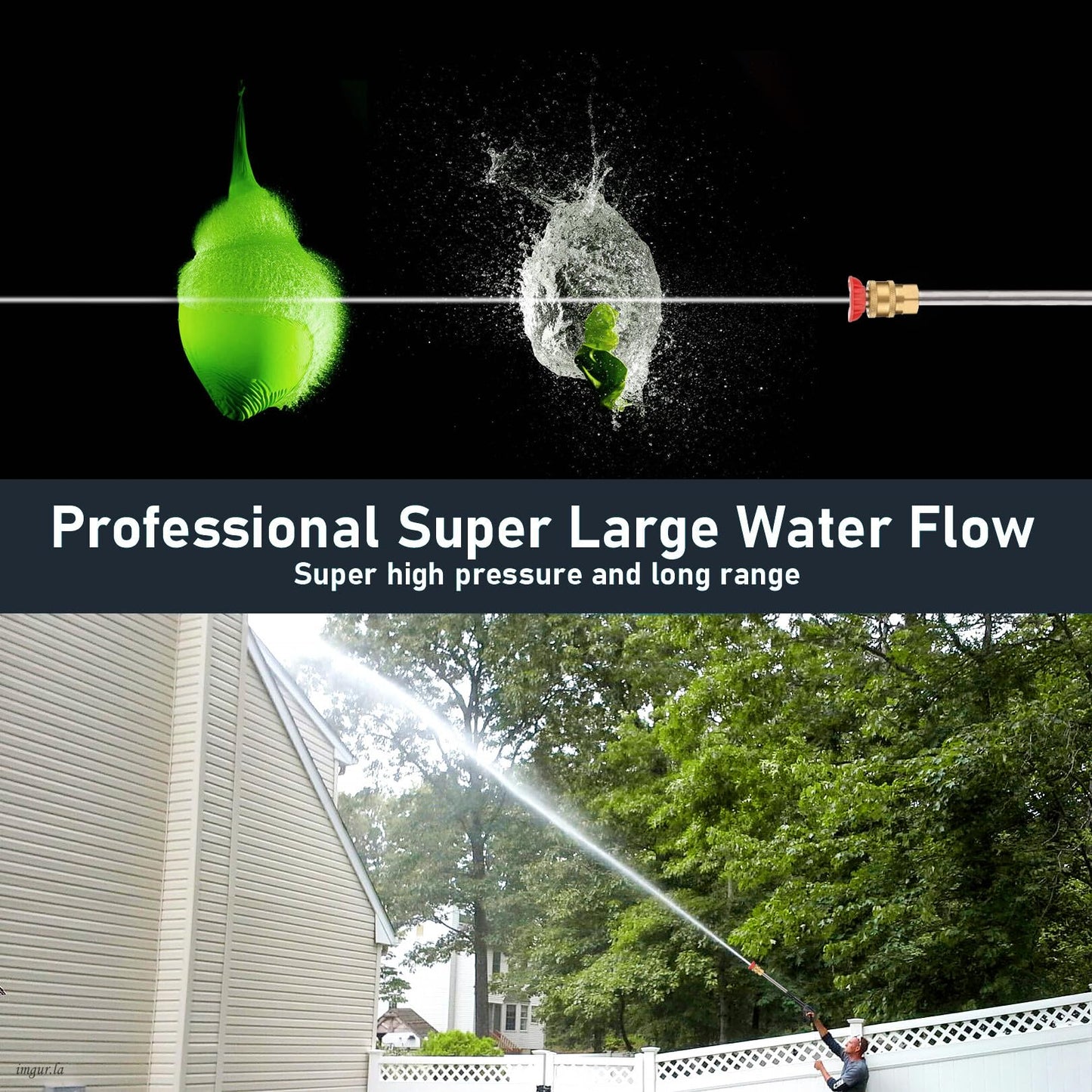Professional 4200PSI 4GPM Gas Pressure Washer, Commercial Gas Power Washer with Foam Bottle 9" Wheels 5 Nozzles 25FT Hose for Home Car Fence Driveway Yard (EPA/CARB/ETL Compliant), Green