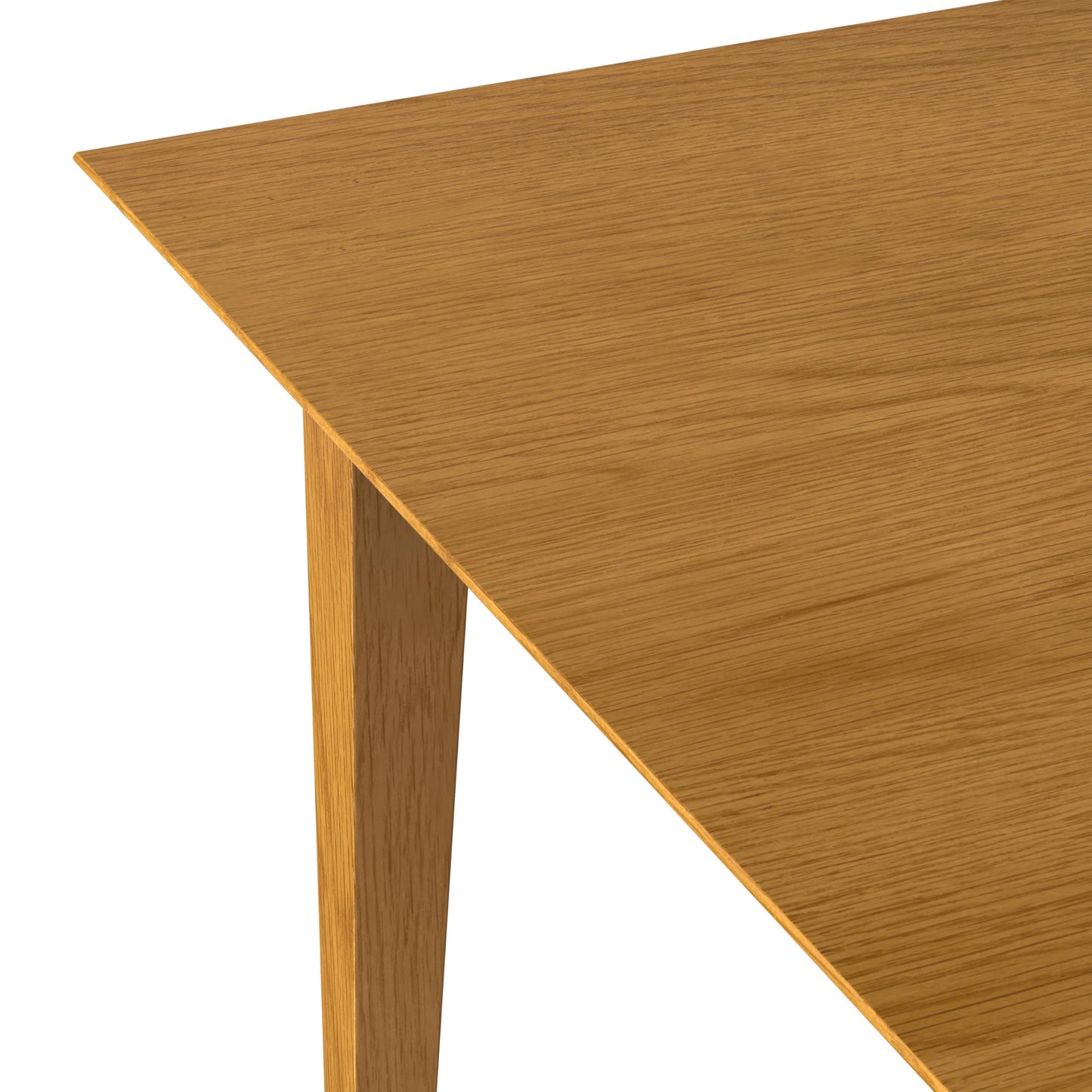 SIMPLIHOME Colby Dining Table - 60 inch Wide Solid Wood Oak Veneer Rectangular Kitchen Table in Oak Finish, Rectangular Mid‑Century & Rustic Contemporary Style for Kitchen or Dining Room, Seats 6