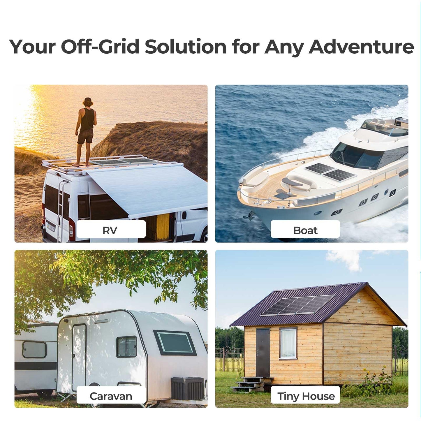 【New Upgrades】 Renogy 200 Watt Solar Panel Kit 12 Volt N-Type Starter Kit with 2 Pcs 100W Solar Panel and 30A PWM Charge Controller for RV, Boats, Trailer, Camper, Marine,Off-Grid System
