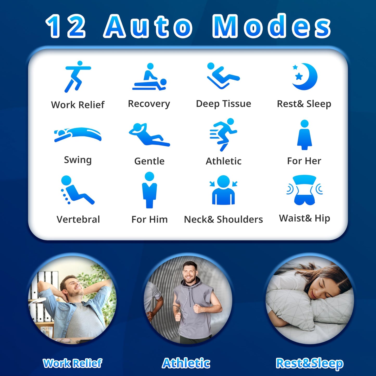 Mazzup Massage Chair, 3D Massage Chair Full Body, Zero Gravity Shiatsu Recliner W/Heating, SL Track, Wireless Charger, Bluetooth Speaker, Foot Rollers, 12 Auto Modes Air Compression