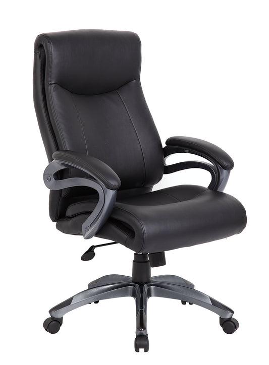 Boss Office Products Double Layer Executive Chair in Black