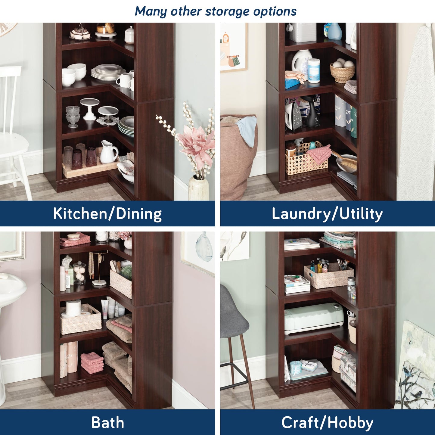 Sauder Miscellaneous Storage Bookcase, Select Cherry Finish