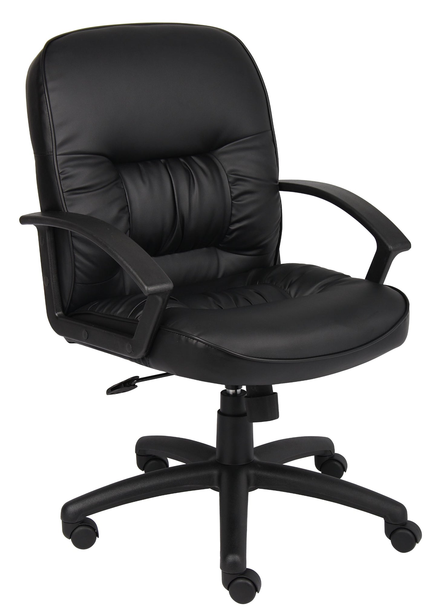 BOSS Office Products Chairs Executive Seating, 28.5 inches x 27 inches x 38.5 inches, Black
