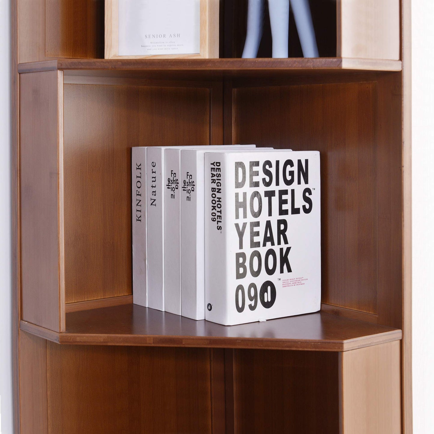 BALANBO 5-Bookcase Industrial Cube Shelf Corner Bookshelf Display Storage Tall Multifunctional Stand for Home Office Living Room Decoration…