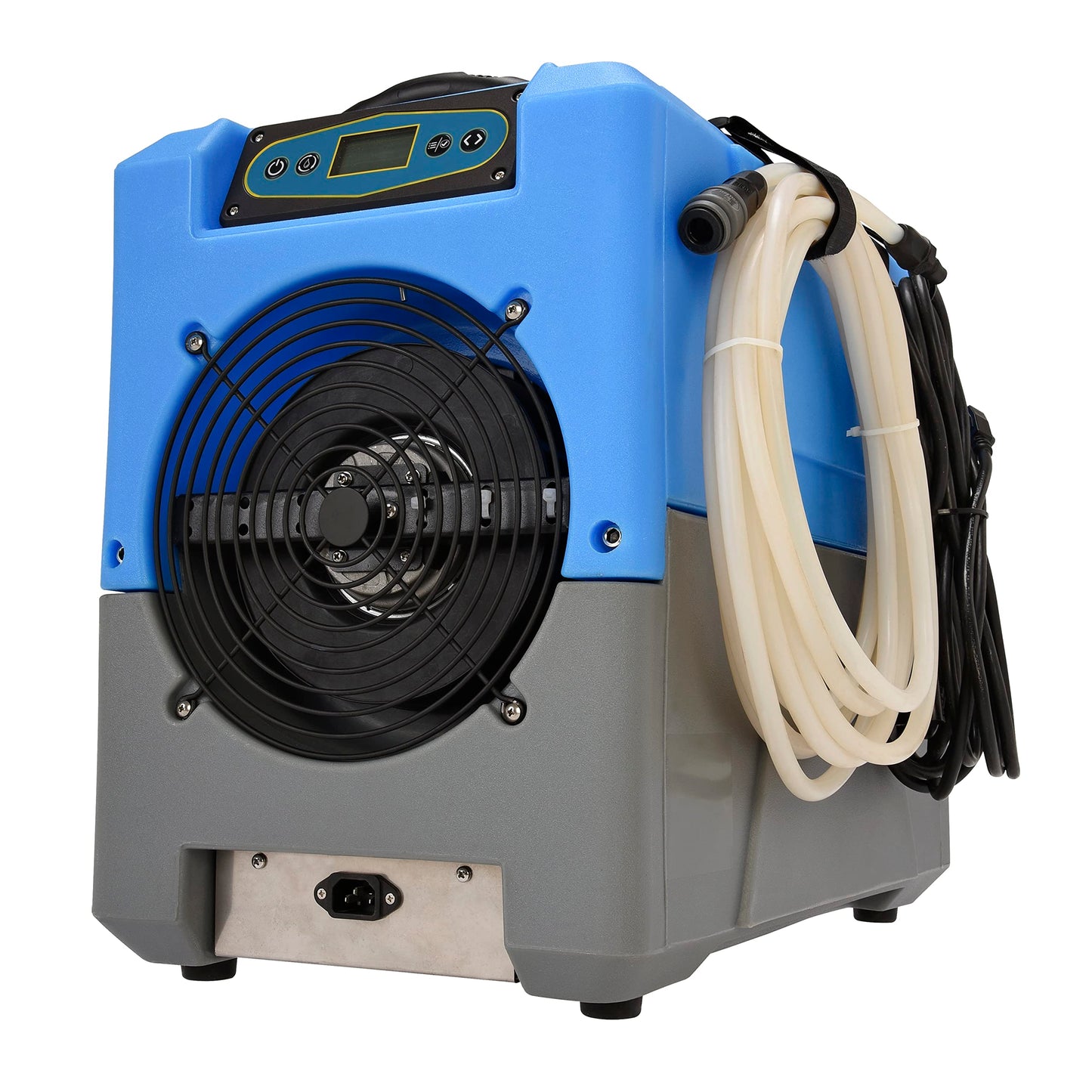 BlueDri 150PPD Low Grain Refrigerant (LGR) Compact Portable Commercial Dehumidifier Industrial Water Damage Equipment for Home and Basements, DH76, Blue