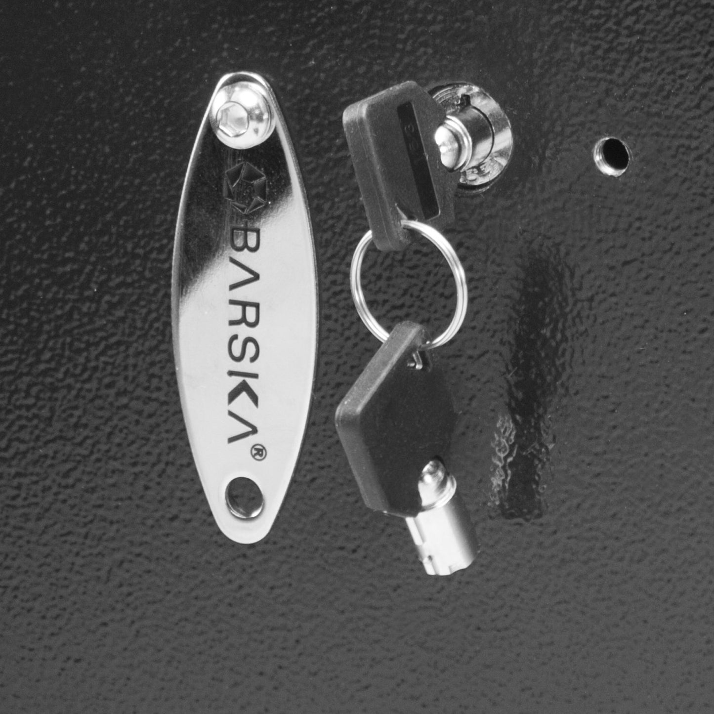 Barska Biometric Fingerprint Wall Safe with Adjustable Shelves – Steel Security Safe with Pry-Resistant Deadbolts, Mountable for Home, Office, and Business Use - In wall safe - Hidden Safe Cabinet