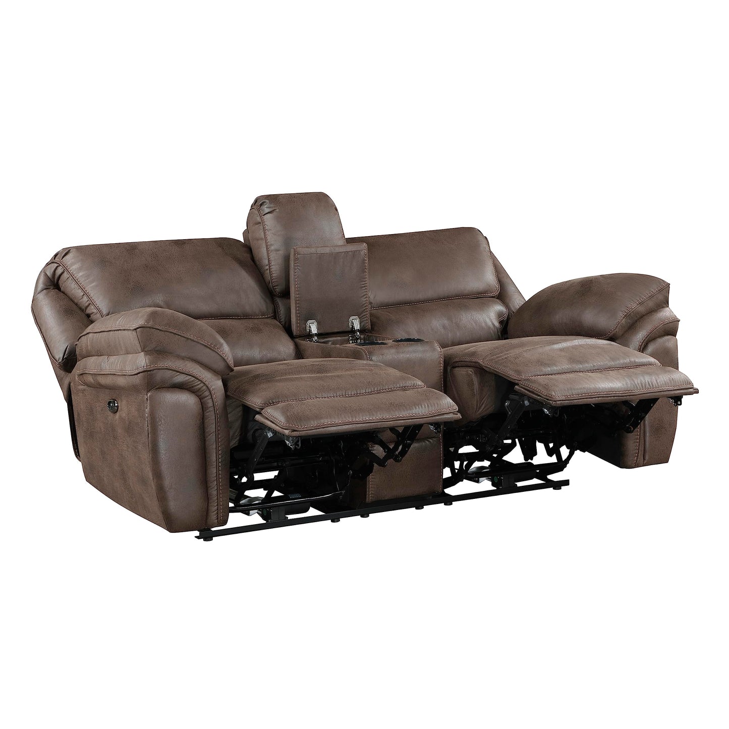 Lexicon Dorritt Power Reclining Living Room Sofa Set, 3-Piece, Brown