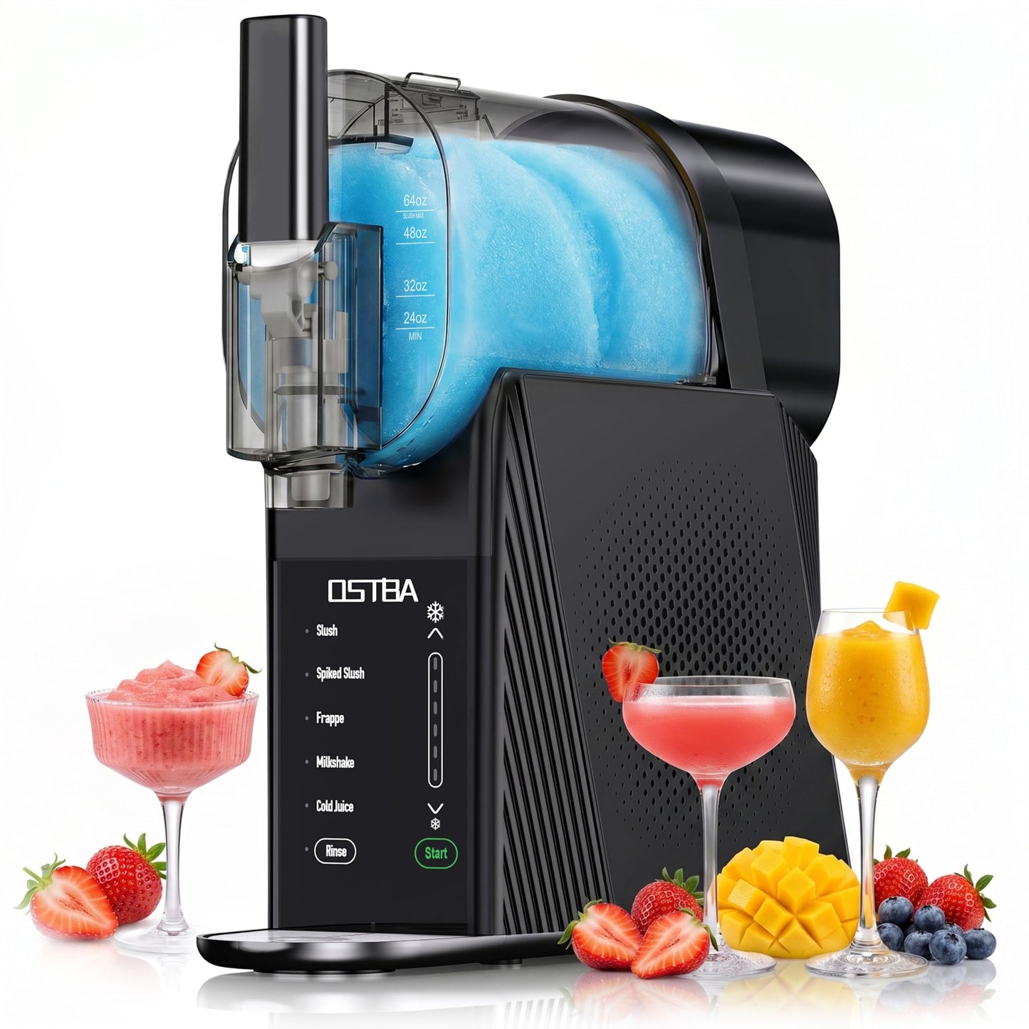 Slushie Machine-88oz Slushy Machine for Home, Frozen Drink Maker, No Ice Needed, One-Touch Slush Machine with 6 Preset Programs Self-Clean Function for Margarita, Smoothie, Milkshake, Frozen Cocktails