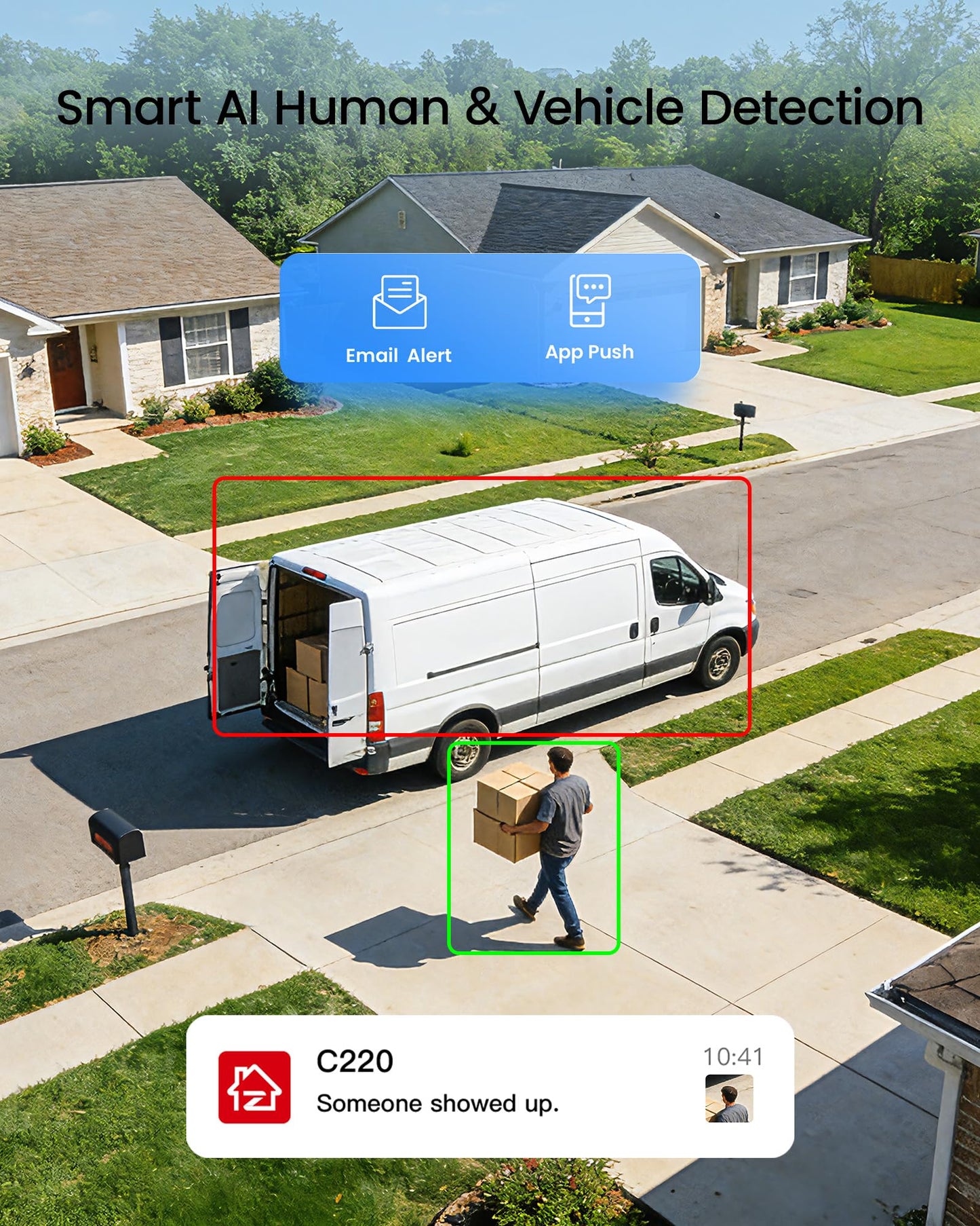 ZOSI C220 8CH 4MP QHD 2.5K PoE Home Security Camera System, 8CH 5MP 3K NVR with 2TB HDD for 24/7 Record, 6 x 4MP(1440p) Dome IP Cameras Outdoor Indoor, Smart AI Human Detection, Two-Way Audio