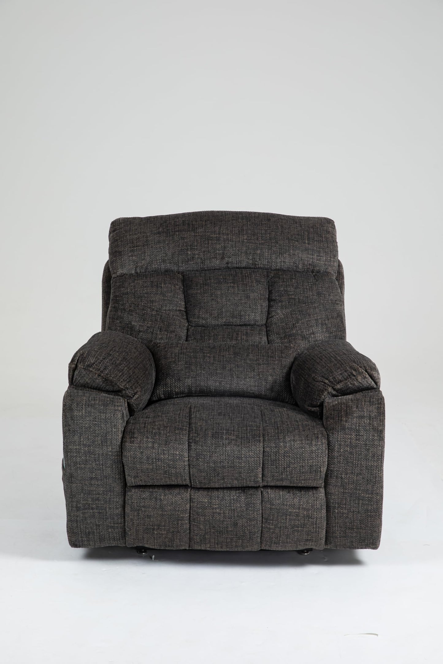 Oversized Power Lift Recliner Chair with 4 OKIN Motors Electric Lay Flat Reclining Sofa Chair Heat and Massage 180 Degree Velvet Lift Chair for Adults, Dark Brown