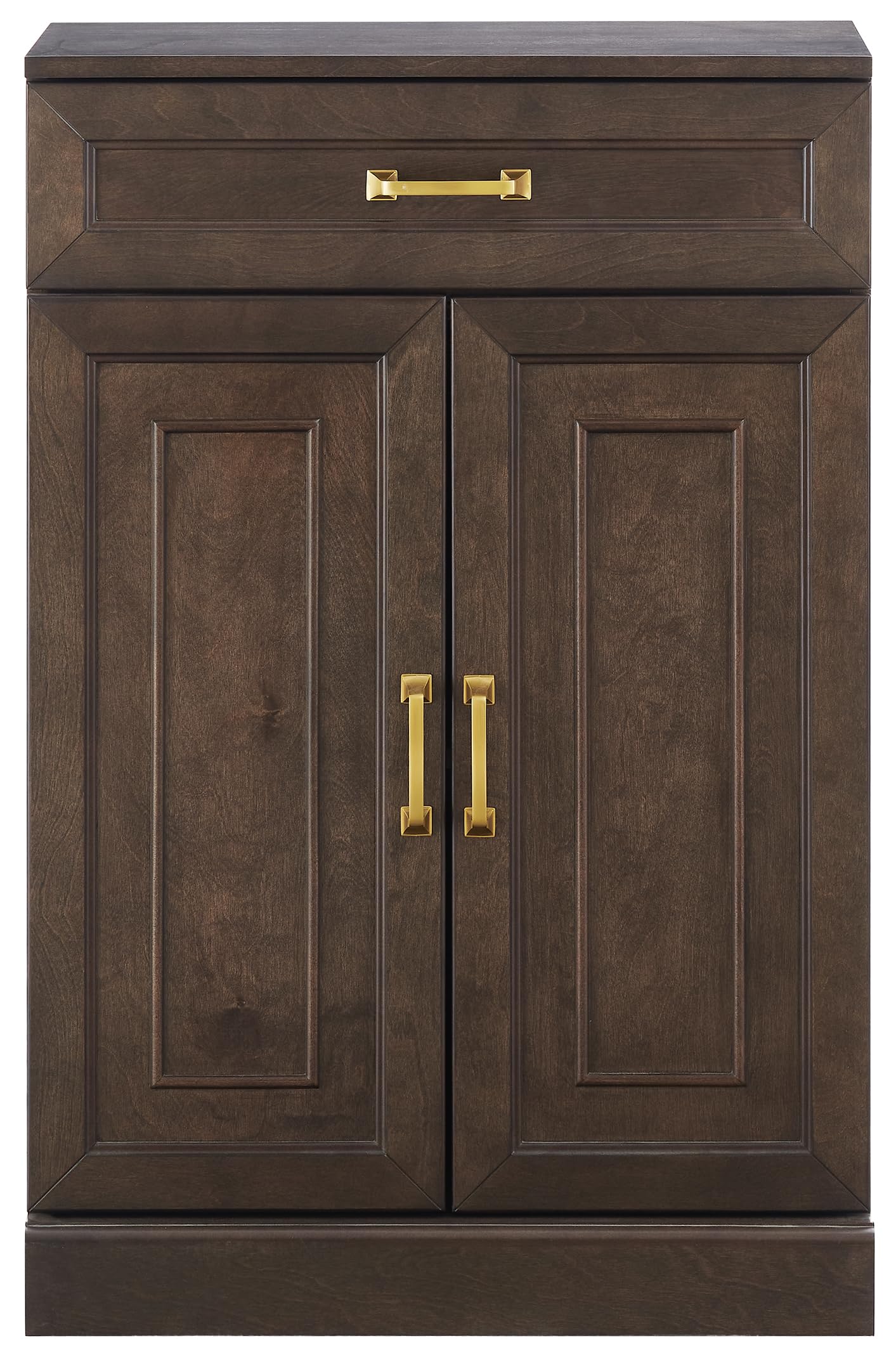 Crosley Furniture Stanton Pantry Storage Cabinet with Shelves, Kitchen, Dining, or Laundry Room, Coffee