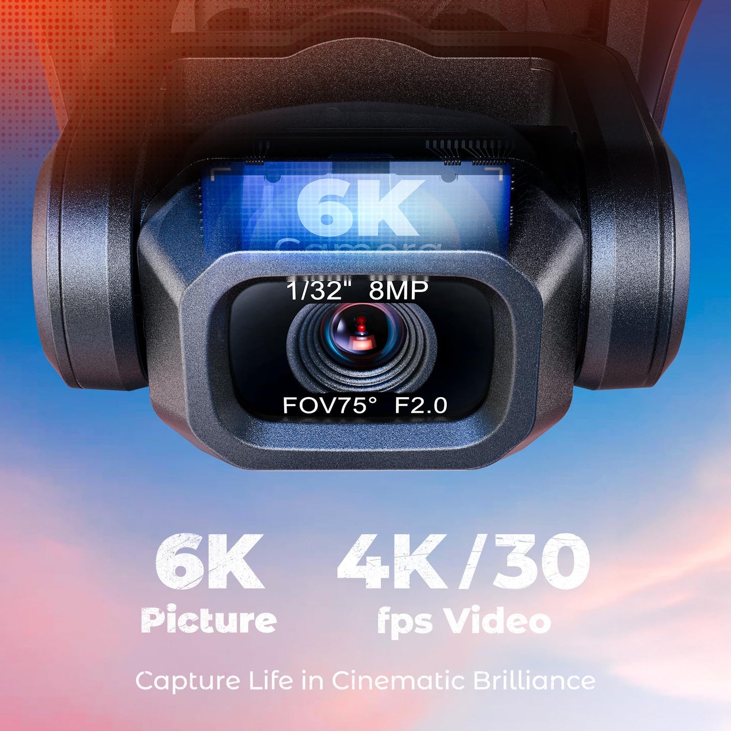 Veeniix V11Air 6K Drone with Camera for Adults, 3-Axis Gimbal 4K Video RC Quadcopter, 70 Mins Long Flight Time, 10000ft FPV Transmission, Brushless Motor, Cruise Control, Auto Return Home, Built-in FAA RID
