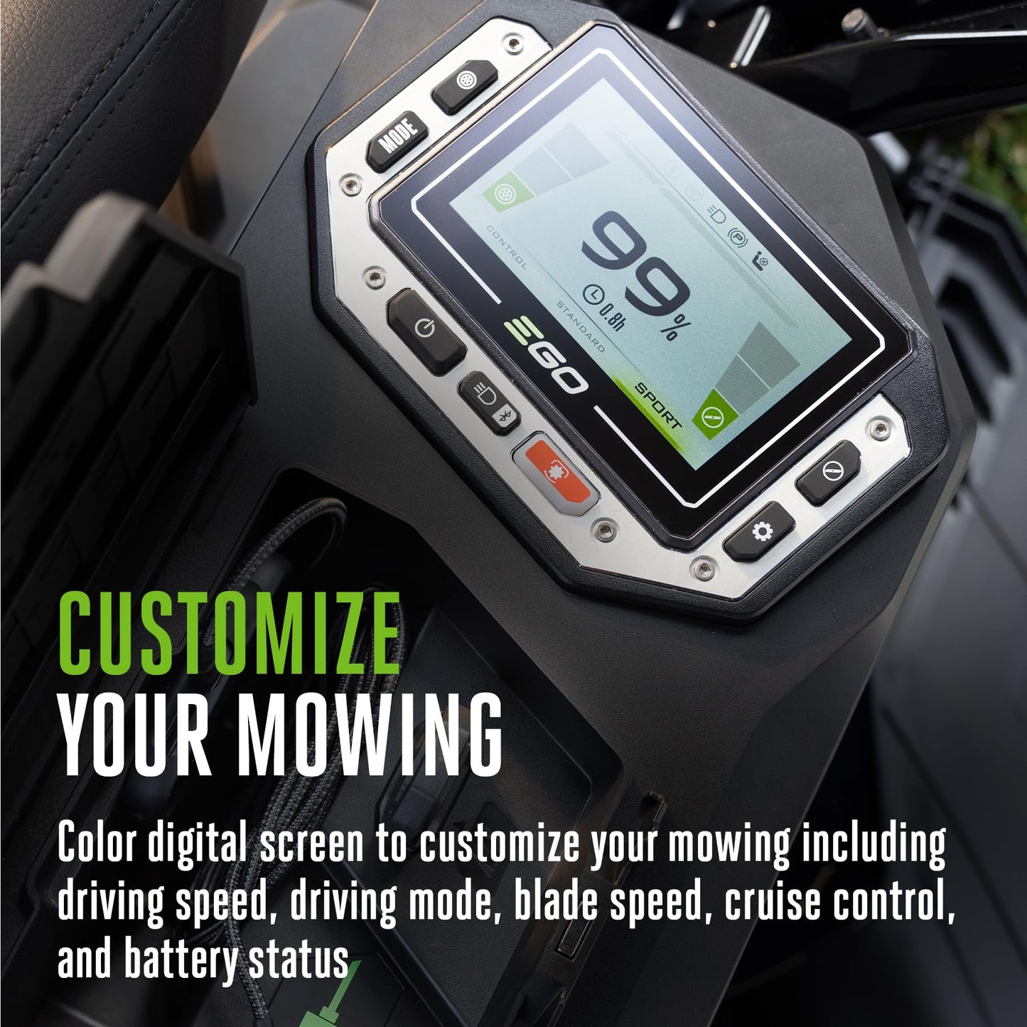 EGO POWER+ Z6 Zero Turn Riding Lawn Mower, 42" Deck, Includes (6) 56V 6.0Ah Batteries and 880W Charger - ZT4214L