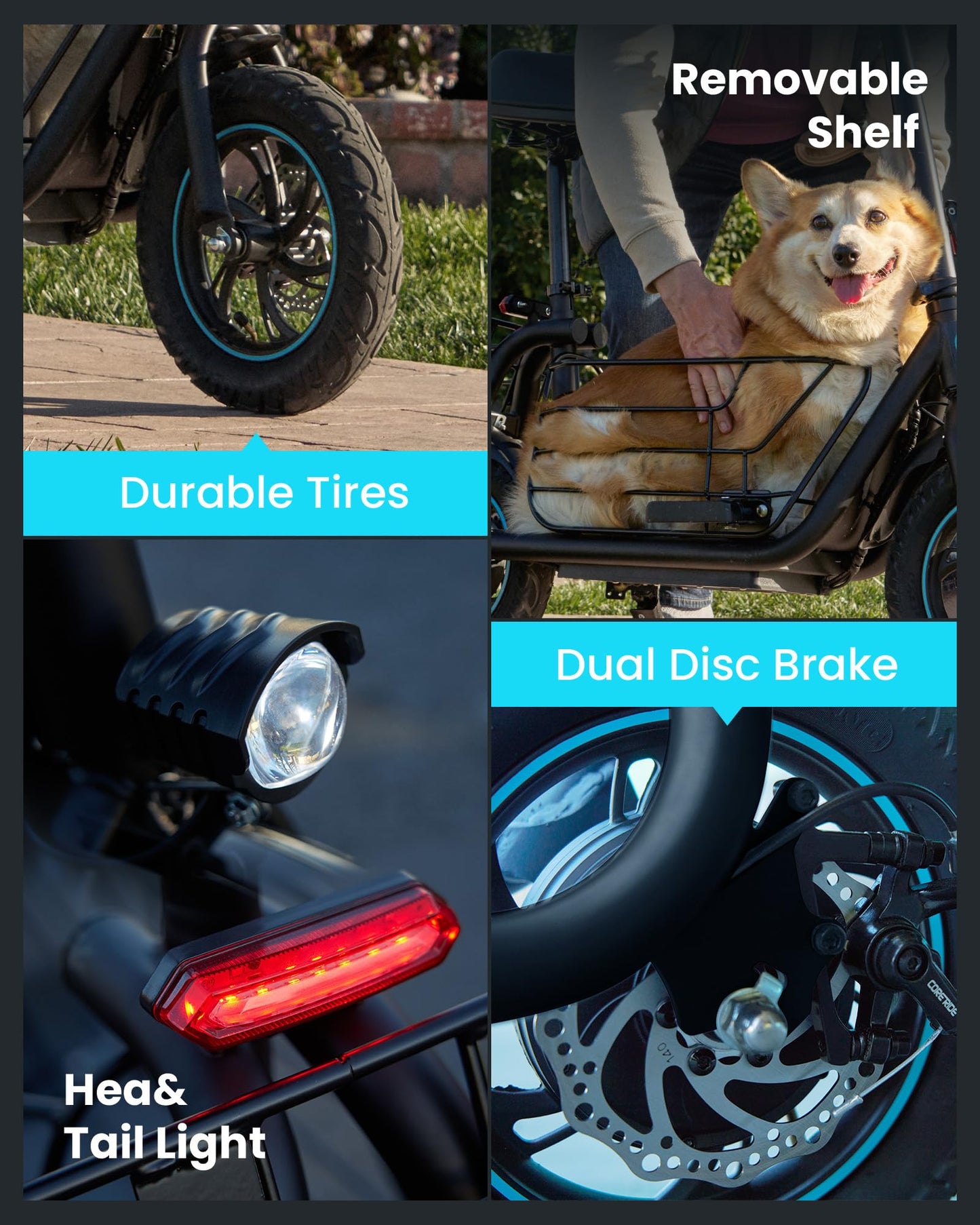Electric Scooter with Seat, 300W Motor, 15.53MPH Top Speed, 20 Miles Range, Adults E-Scooter with Large Storage Basket for Pets Dogs and Items C1S-PLG