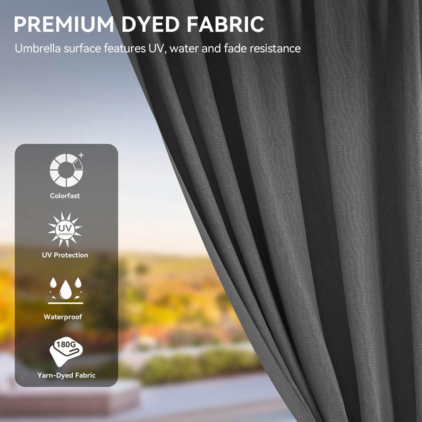 YITAHOME Hardtop Gazebo Aluminum Pillar Double Roof Canopy Galvanized Iron Steel Top Garden Tent Curtains Netting for Patios Backyards Decks Lawns, Gray, 12X18FT