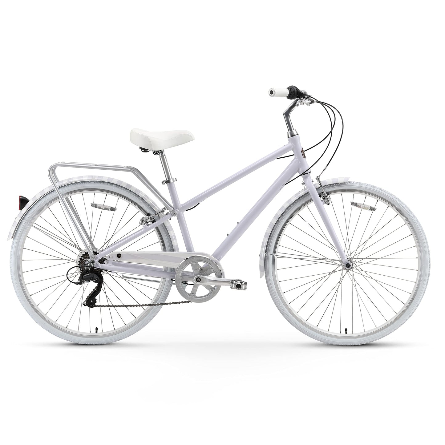 sixthreezero A/O Reach Your Destination Women's Limited 7-Speed Hybrid Commuter, Grey Strip