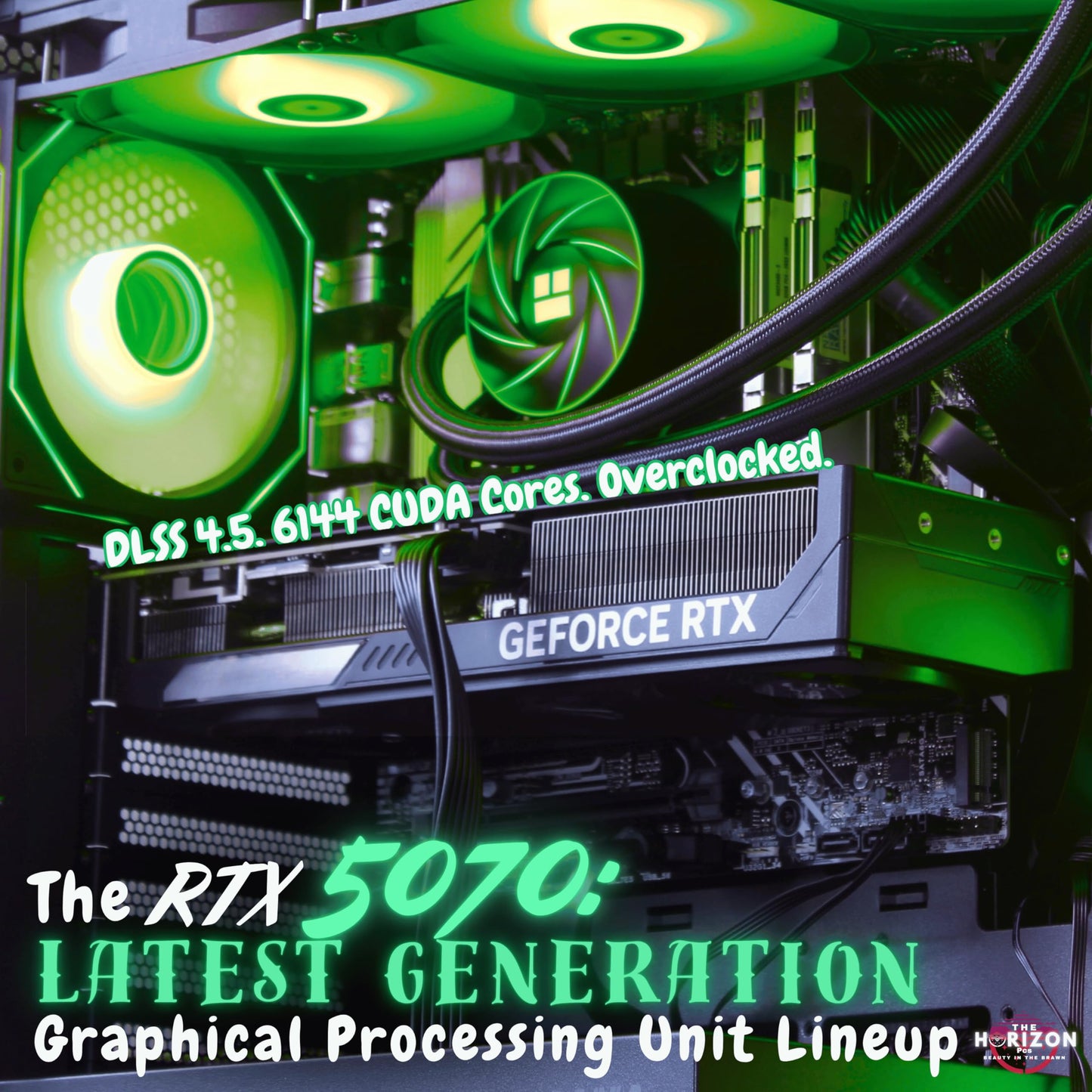 The Horizon Autherium Dragon RGB I9 RTX Gaming PC || 64GB RAM || 5TB Storage || Core I9 Upto 5.4Ghz || RTX 5070 OC || Windows 11 PRO || 360MM AIO || 2.4GB/s WiFi, VR, Gaming Ready Desktop Computer