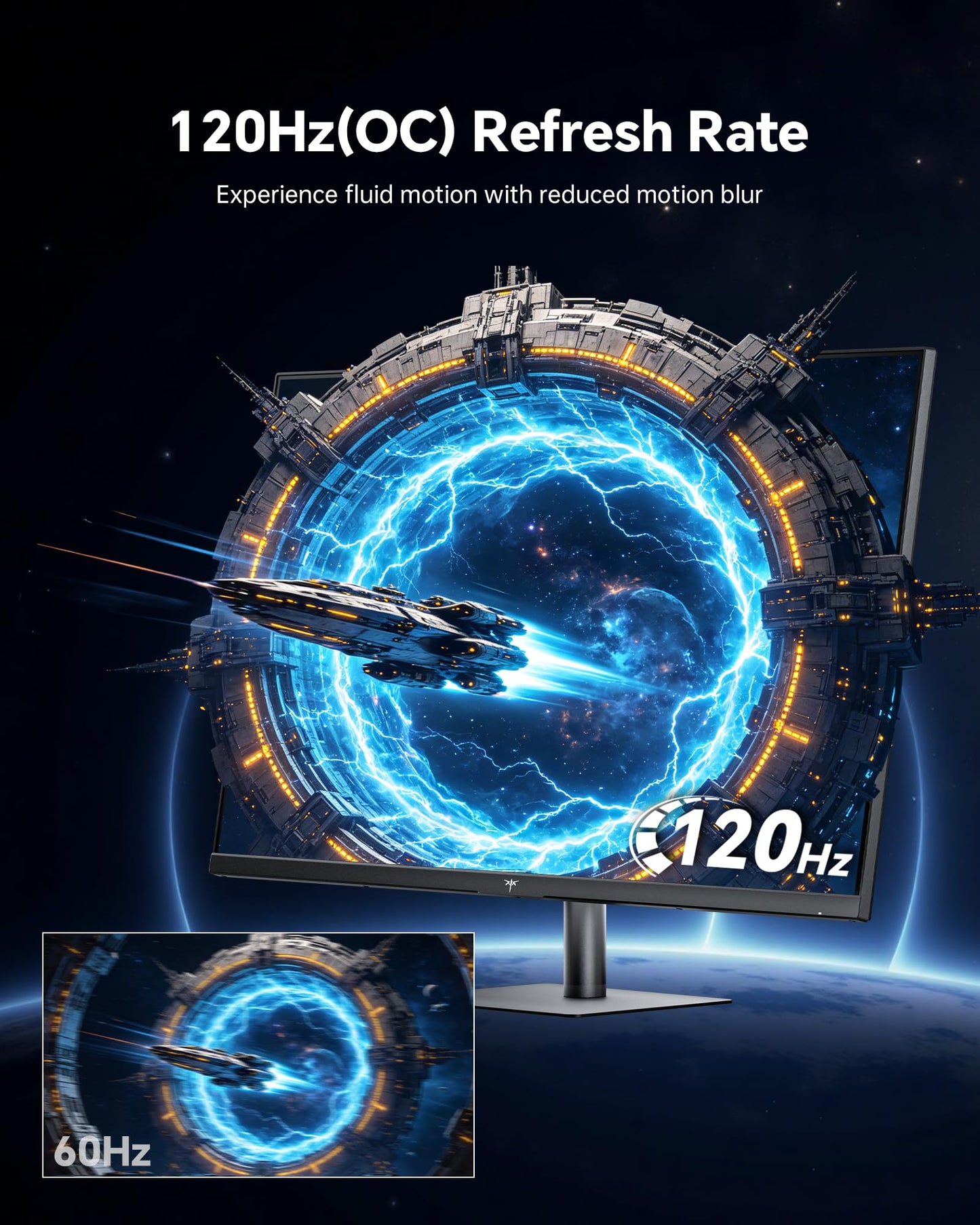 KTC 32 Inch 2K 120Hz Computer Monitor, IPS QHD 2560 x 1440p Monitor with Ultra-Thin Bezels, HDR10, Adaptive Sync, HDMI/Display Ports, Tilt Adjustable, Eyecare, for Office and Casual Gaming, H32T13