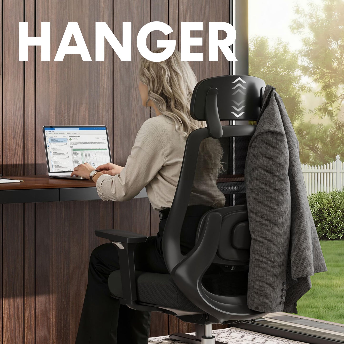 FLEXISPOT Massage Office Chair, High Back Ergonomic Desk Chair with Adjustable Headrest, 3D Armrests, 2D Lumbar Heated Shiatsu Massager, 4-Position Recline, Foam Seat, Black
