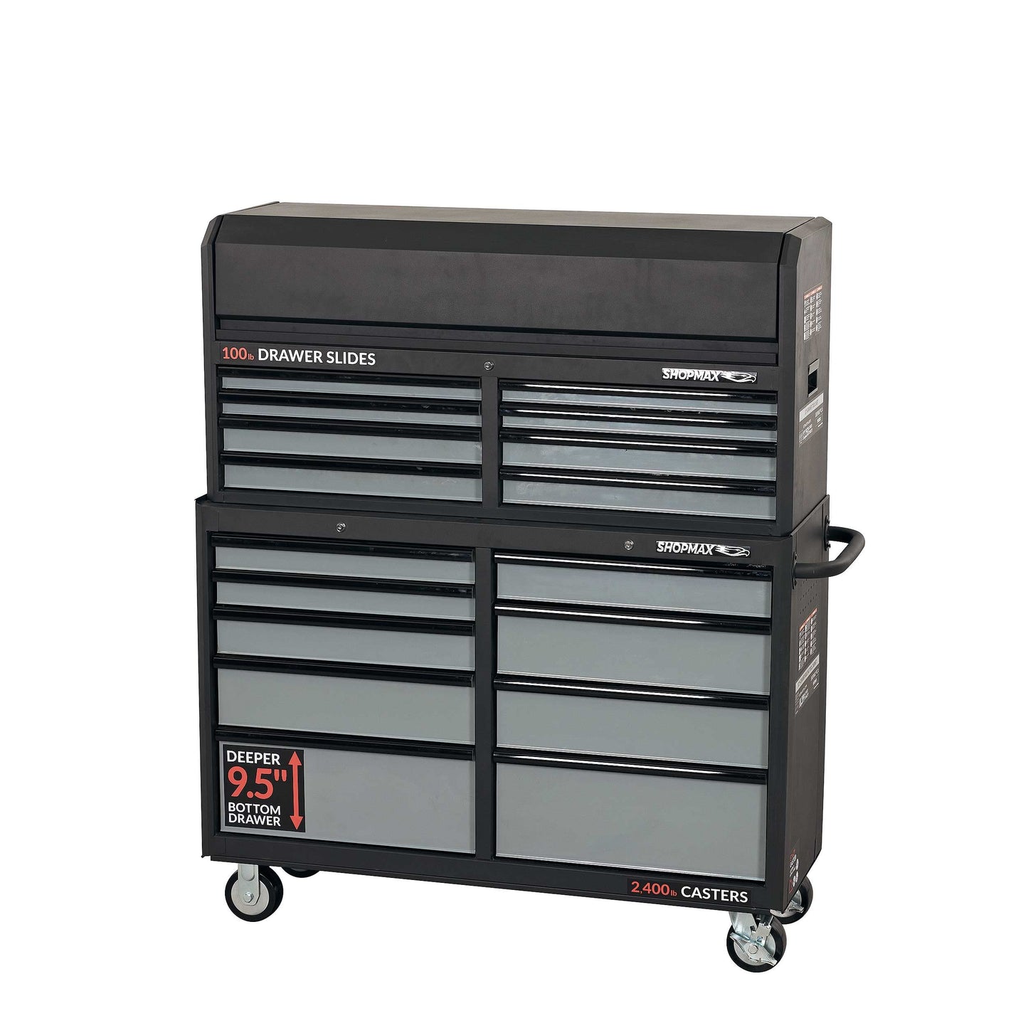52 in. 17-Drawer Tool Chest and Rolling Cabinet Combo