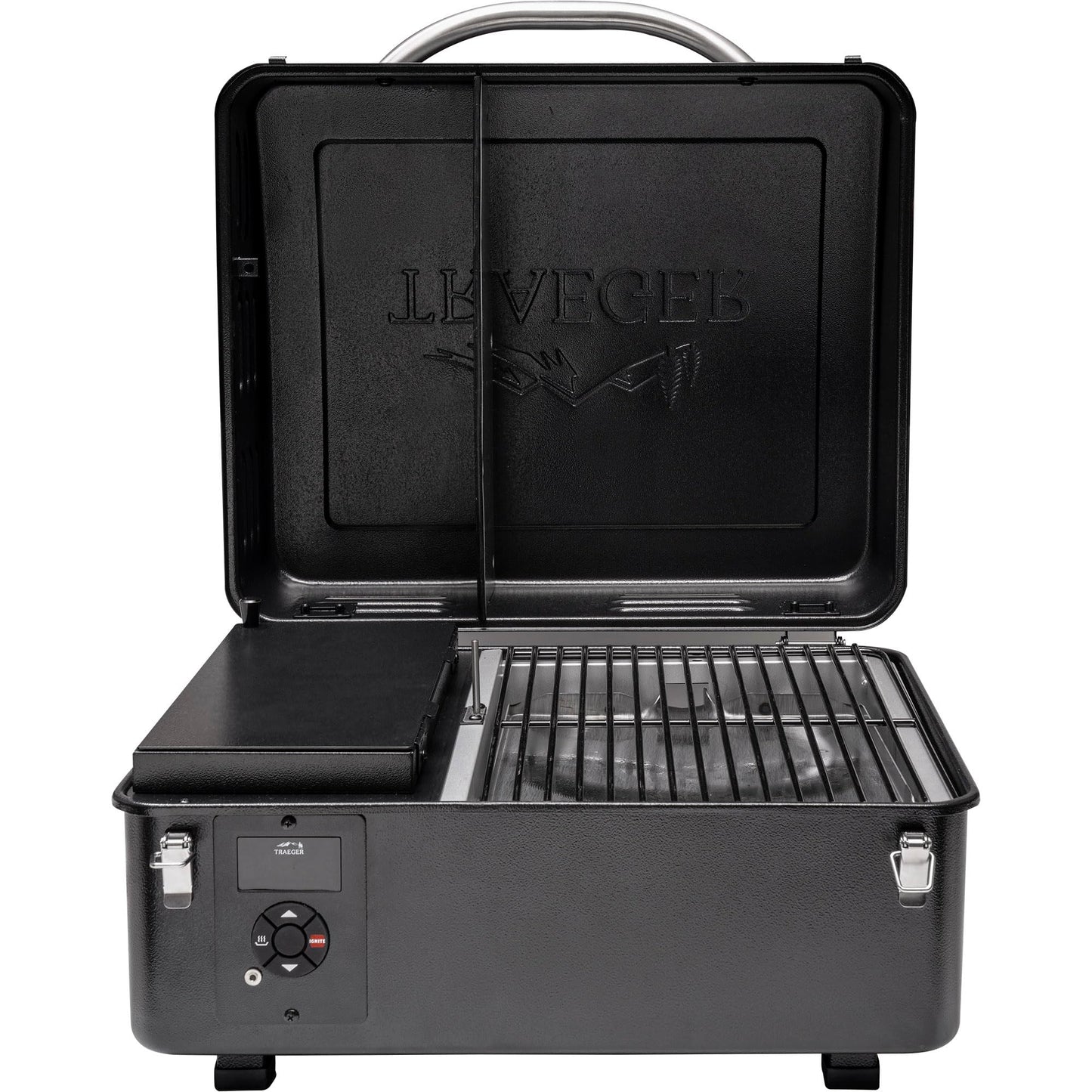 Traeger Grills Trailhead, Portable Wood Pellet Grill and Smoker – Electric Tabletop Pellet Smoker with Digital Arc Controller, For Tailgating and Outdoor Cooking + To Go Cover + Power Inverter