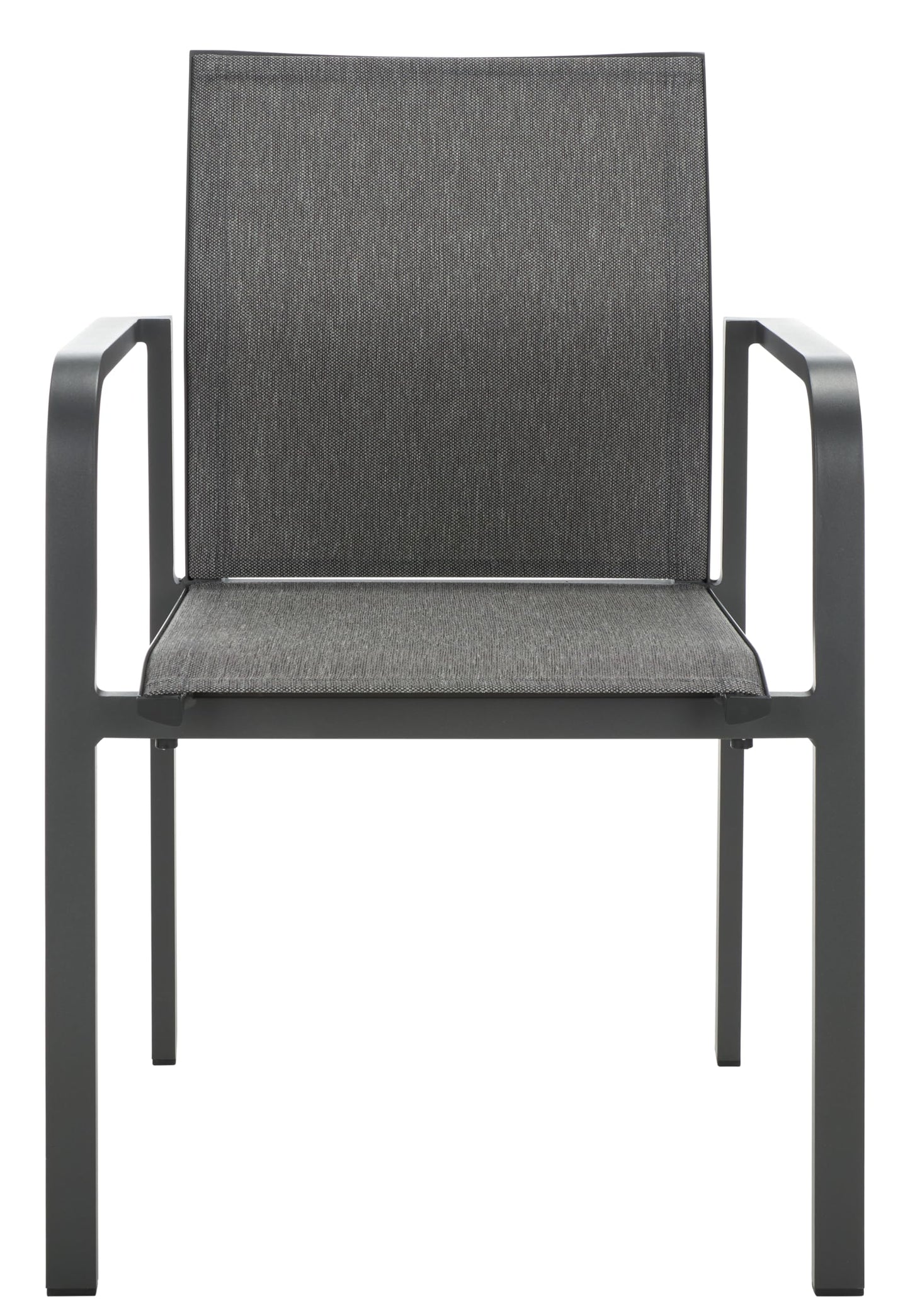 SAFAVIEH Outdoor Patio Furniture Dexter Grey Armchair Set of 2 (Fully Assembled)