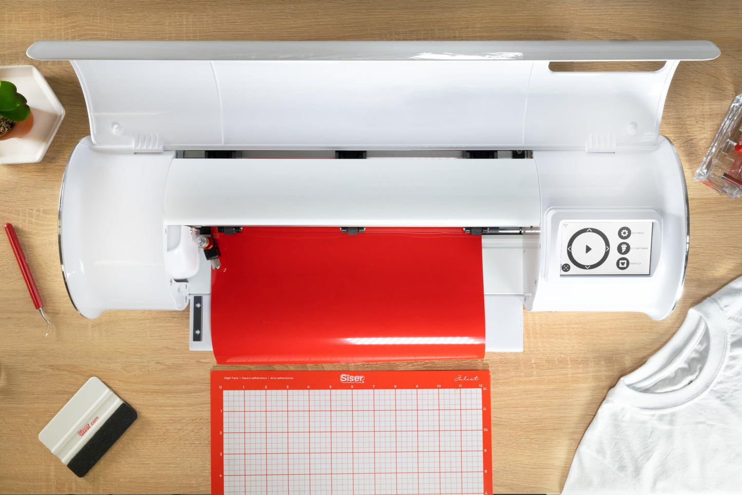 Siser Juliet High-Definition Cutter - 12" Professional Cutting Machine for Vinyl, Paper, and More – WiFi Compatible with Windows & Mac - Includes Leonardo Design Studio Software…
