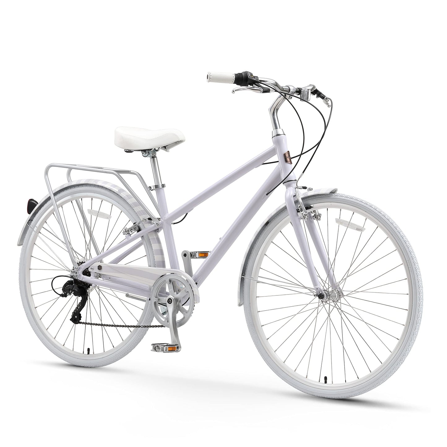 sixthreezero A/O Reach Your Destination Women's Limited 7-Speed Hybrid Commuter, Grey Strip