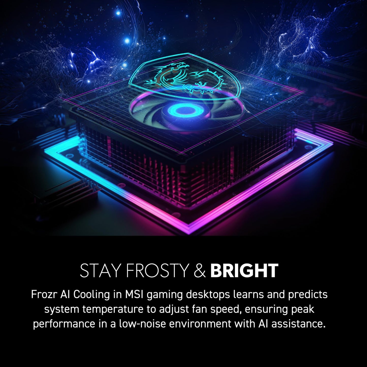 msi Vision ZS Gaming Desktop PC | AMD Ryzen 7 9800X3D | NVIDIA GeForce RTX 5070 12GB | 32GB DDR5 RAM | 2TB NVMe SSD | 360mm AIO Liquid Cooling | Wi-Fi 6E | Windows 11 Home | VR Ready | 9NVP-2068US