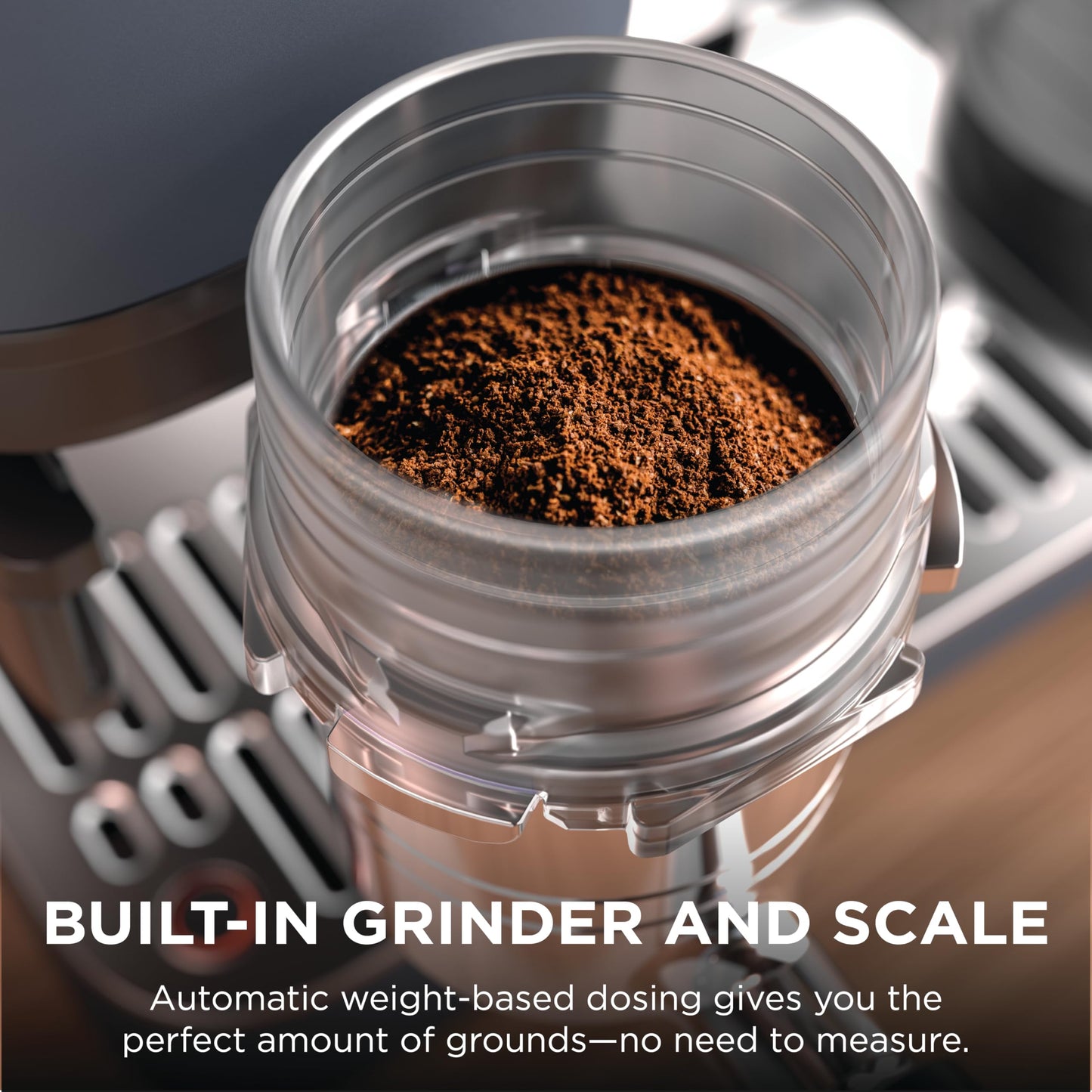 Ninja Luxe Café Premier 3-in-1 Espresso Machine, Drip Coffee, & Rapid Cold Brew | Built-in Coffee Grinder, Hands-Free Milk Frother, Assisted Tamper for Cappuccinos & Lattes | Cyberspace | ES601CY