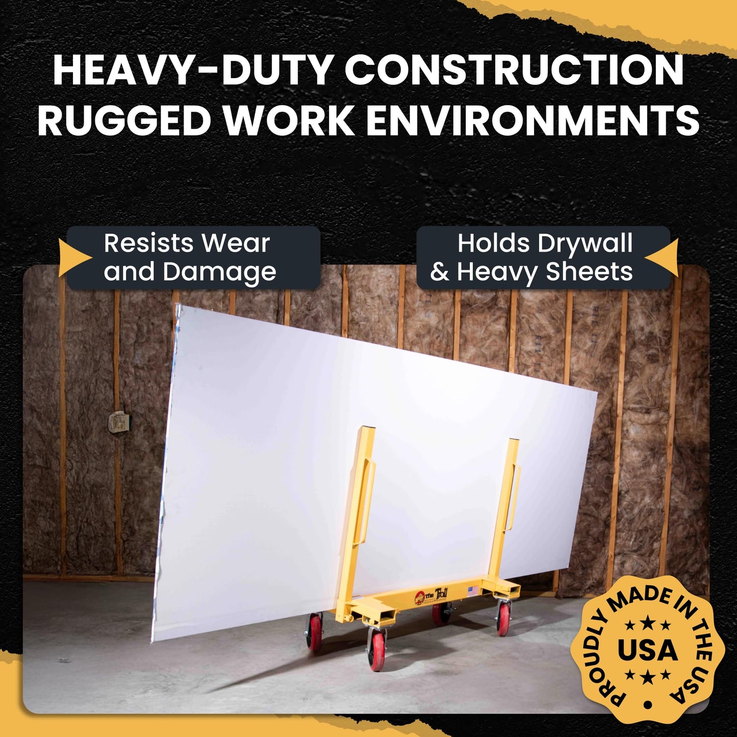 TROLL® Model 1361 Drywall CART 4000 LBS