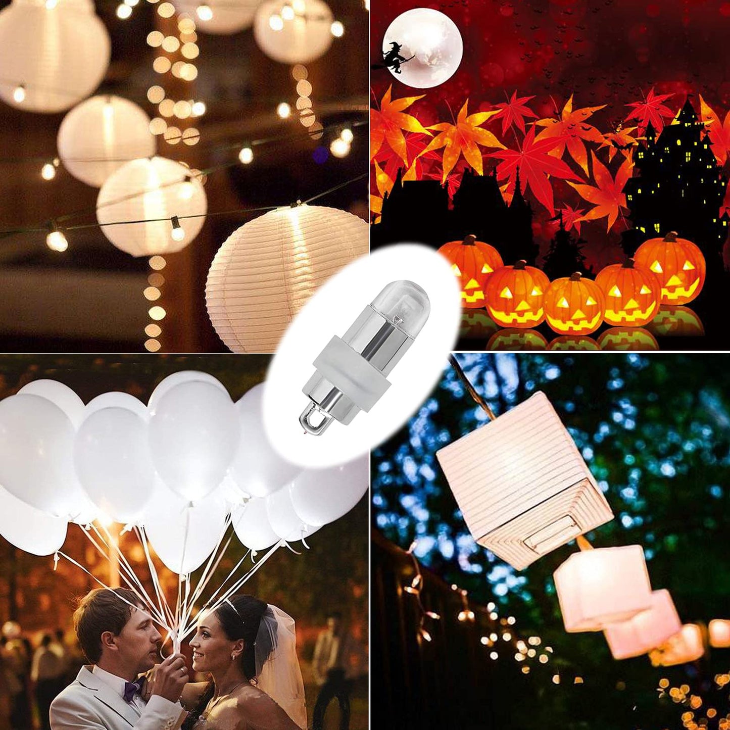 Yizhet 30-Pack LED Lights, Mini Battery Powered Party Lights, Multicolor, Model FSK—001