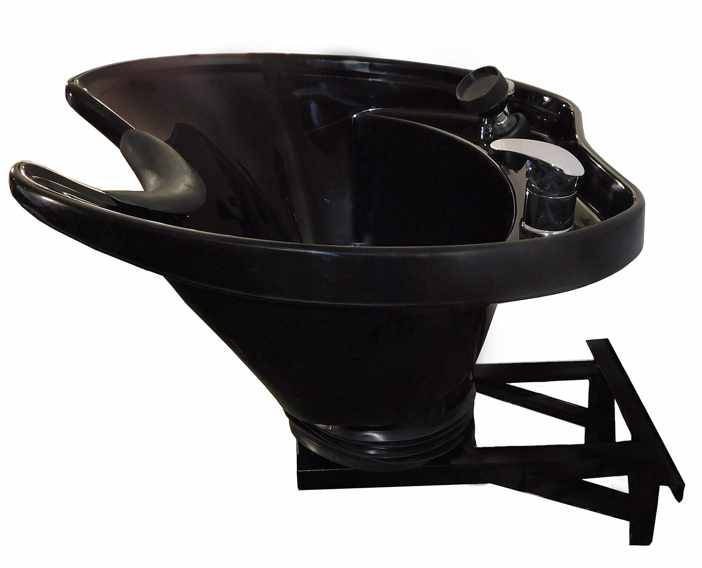 Extra Large Salon Backwash Shampoo Tilt Bowl Sink Wall Mounted Easy Reclining Shampoo Chair TLC-B38WT-216