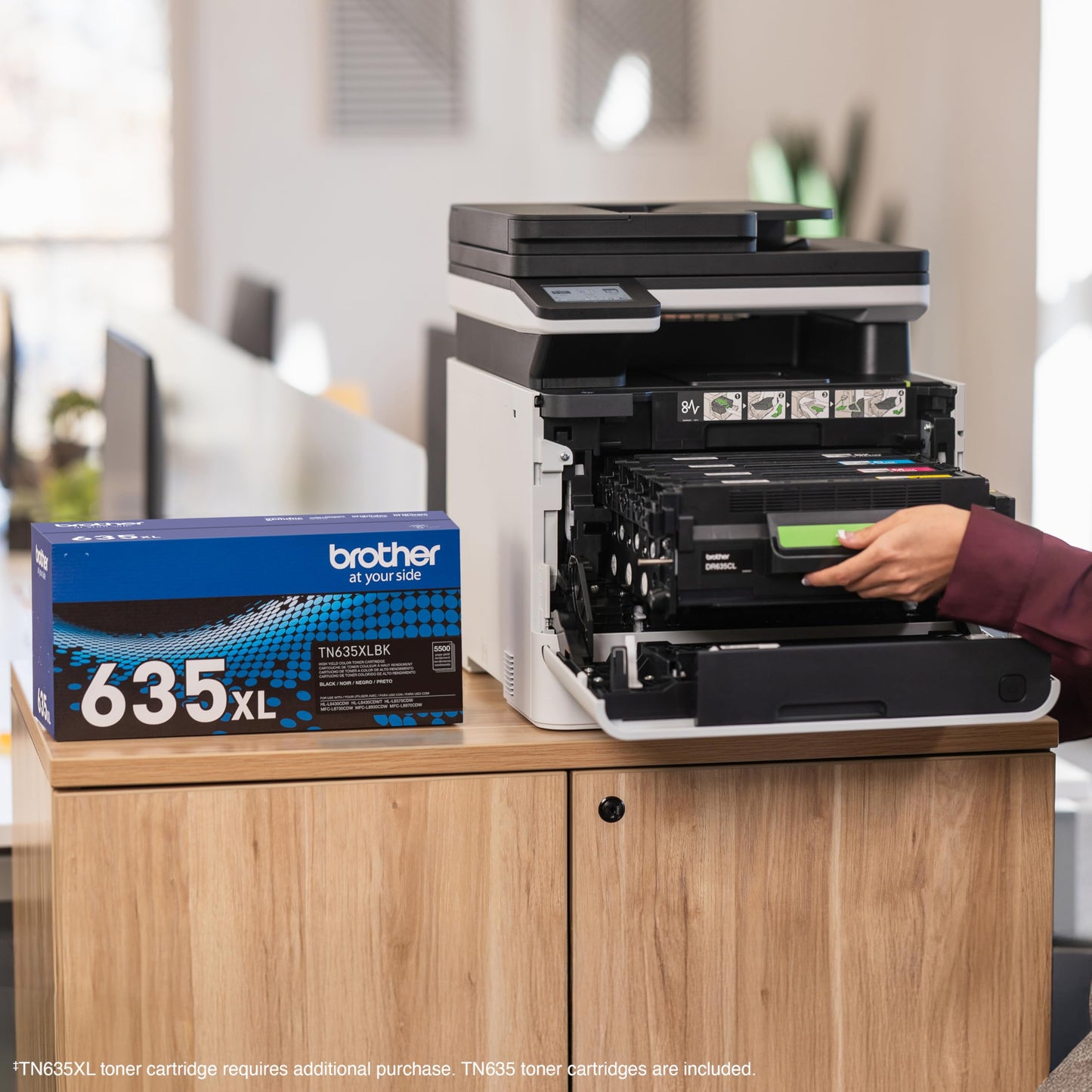 Brother MFC-L8730CDW Business Color Laser All-in-One Printer with Duplex Print, Scan, Copy, Wireless Networking, and Advanced Security Features