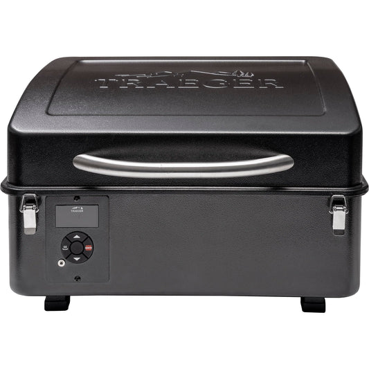 Traeger Grills Trailhead, Portable Wood Pellet Grill and Smoker – Electric Tabletop Pellet Smoker with Digital Arc Controller, For Tailgating and Outdoor Cooking + To Go Cover + Power Inverter