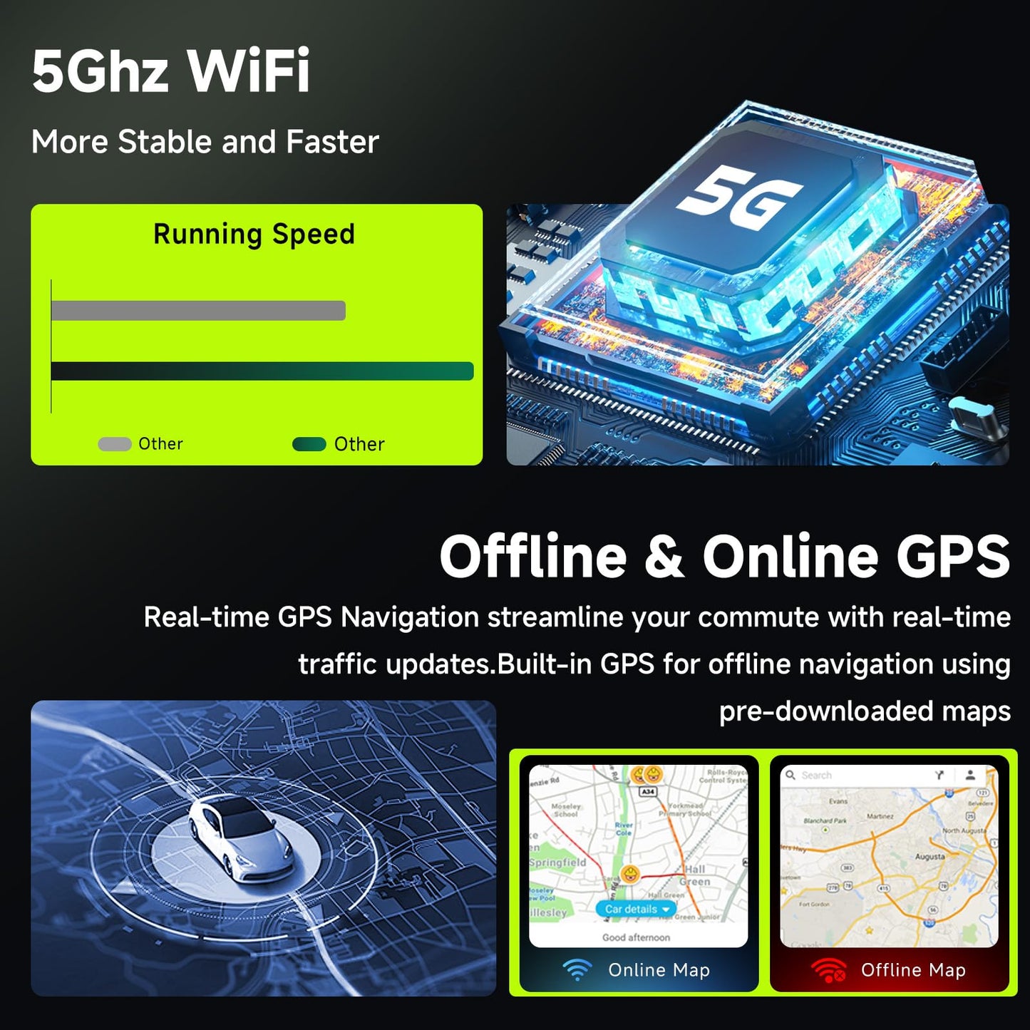 8Core 6GB+128GB Android 15 Radio for Mercedes Benz Smart Fortwo 2005-2010 Car Stereo,9-Inch 1280x800 IPS Touchscreen,Wireless Carplay/Android Auto GPS DSP 46EQ 5.1Bluetooth 5GWiFi FM/RDS SWC Camera