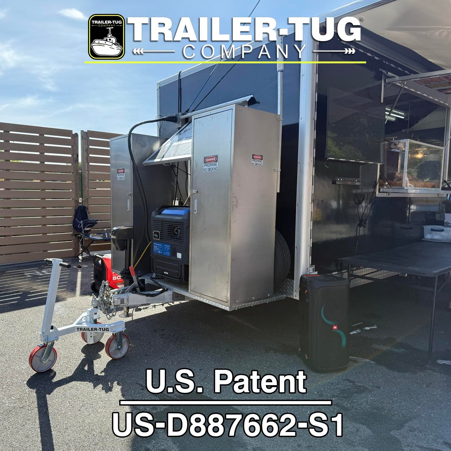 Trailer Tug - Supports up to 20,000LBS - 3,500 lb Max Tongue Weight - Mover for RV, Boat, Camper, Flatbed, Enclosed Trailers - Heavy Duty - World's Greatest Trailer Dolly