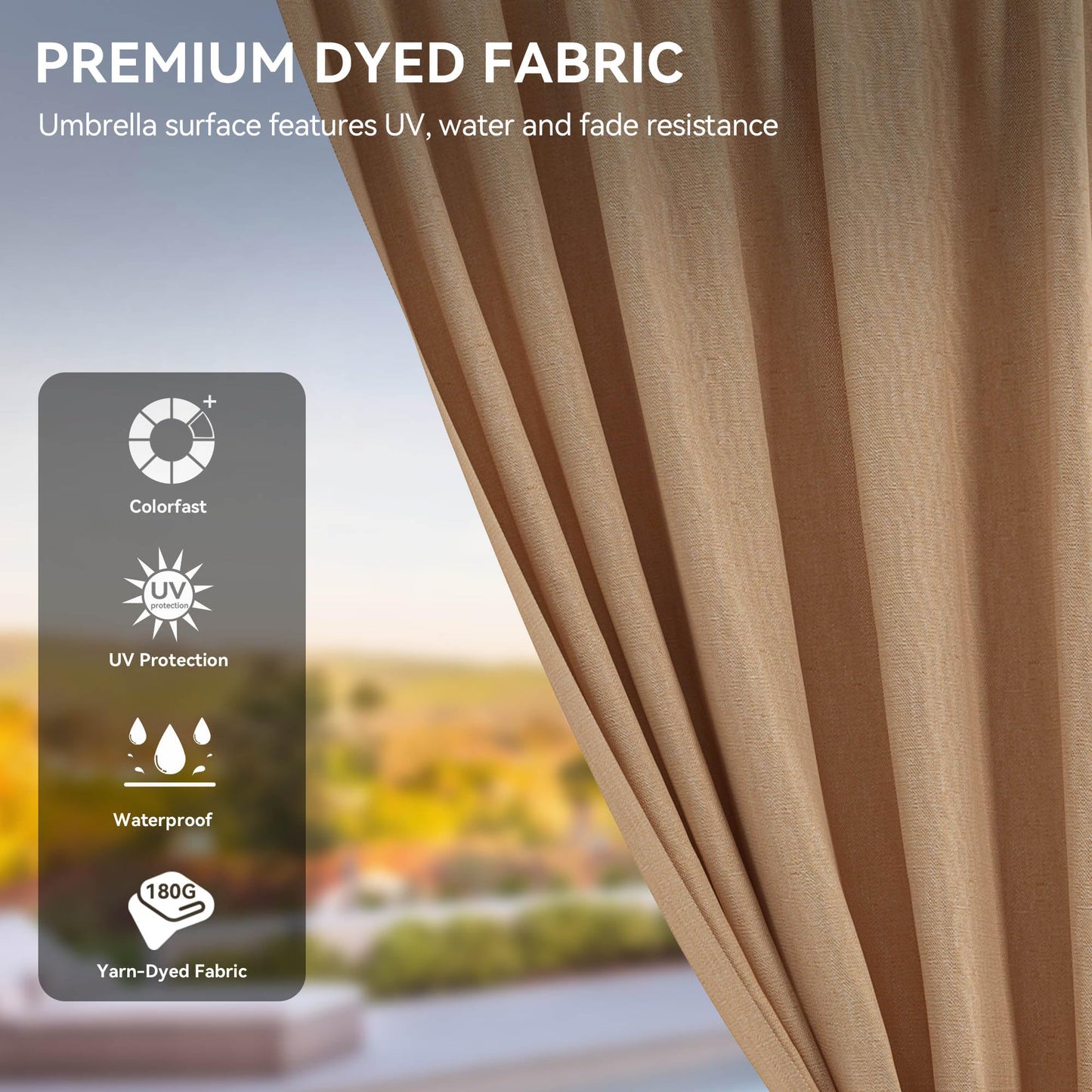 YITAHOME Hardtop Gazebo Aluminum Pillar Double Roof Canopy Galvanized Iron Steel Top Garden Tent Curtains Netting for Patios Backyards Decks Lawns, Brown, 12X18FT