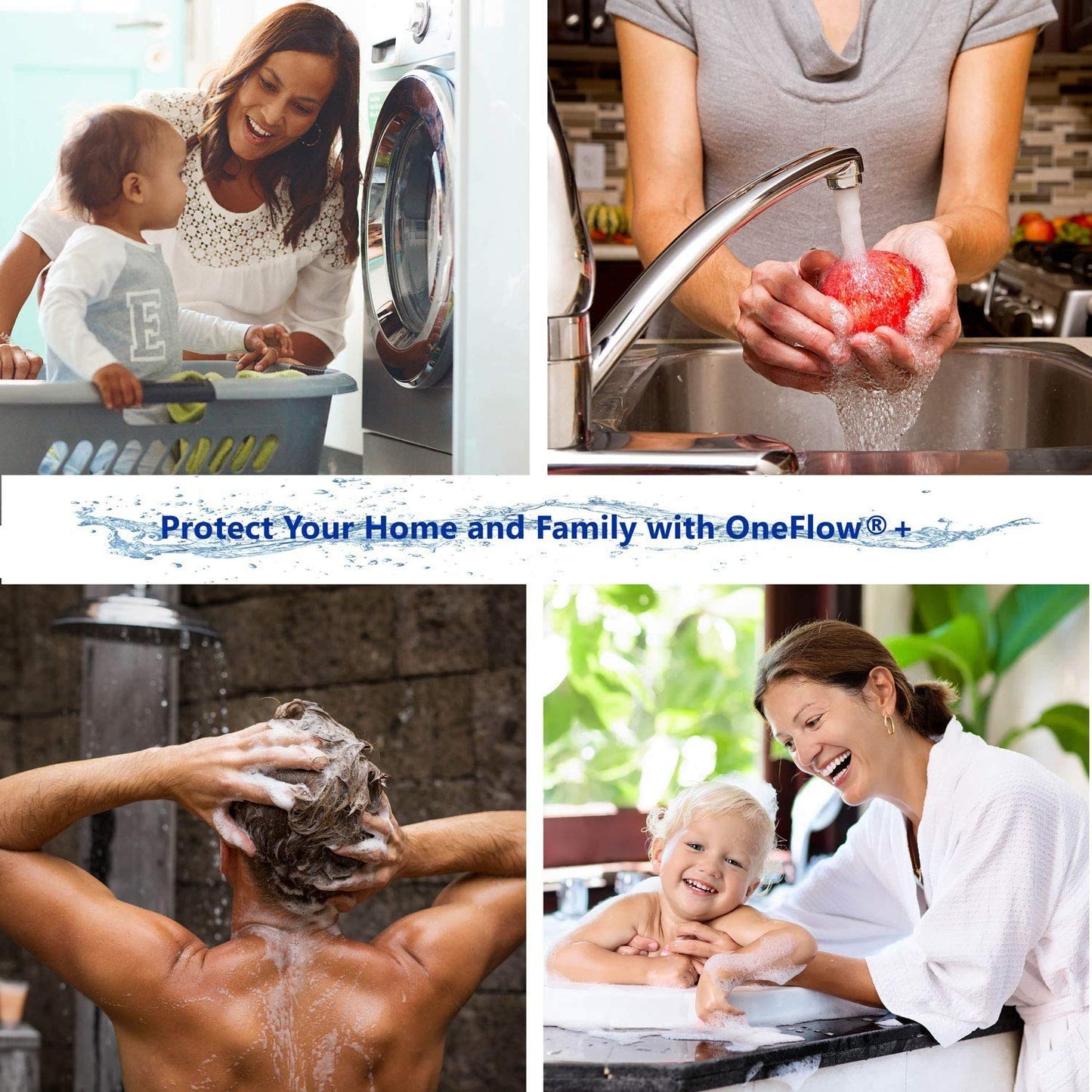 Watts OFPSYS OneFlow Plus Salt-Free Scale Prevention and Water Filtration System, Carbon Water Filter, Scale Reduction Cartridge, 1" NPT Inlet and Outlet Connections