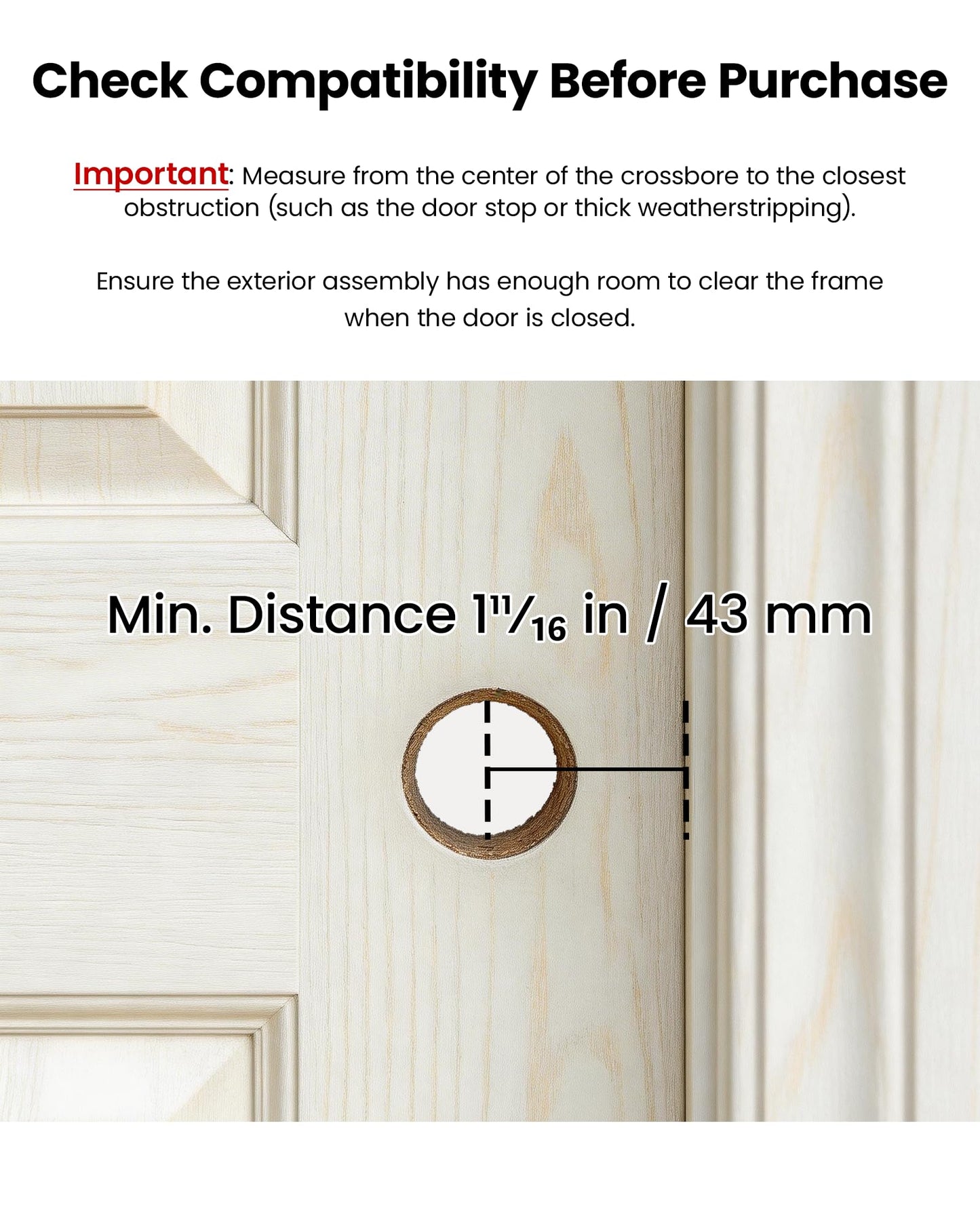 Lockin Venoris Smart Lock - Palm Vein & Fingerprint Keyless Entry Door Lock - 6 Unlock Methods - Built-in WiFi - Smart Home Compatible - No Monthly Subscription - 7-Month Battery Life