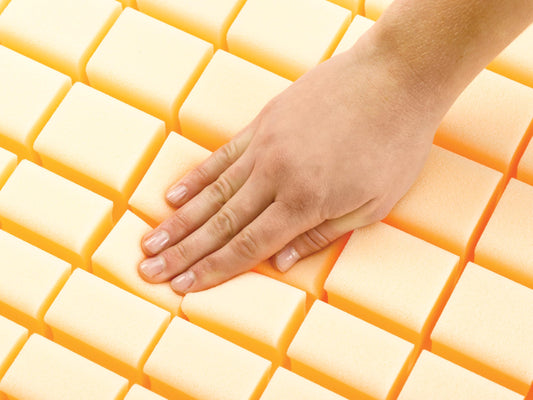 Invacare Premier Hospital Bed Mattress, Foam, Fluid-Resistant Cover Flexes in Right Places to Relieve Body Pressure, Firm Mid-Section & Soft Head/Feet Section, Enhanced Side Support for Safe Transfers