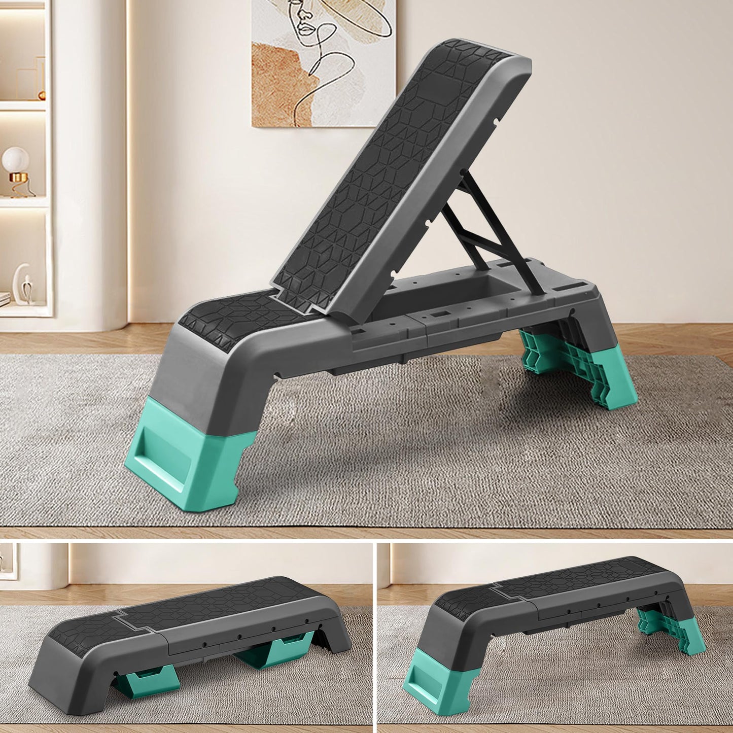 Adjustable & Foldable Weight Bench for Full Body Workout - Incline, Decline, Flat Position Exercise Equipment for Home Gym