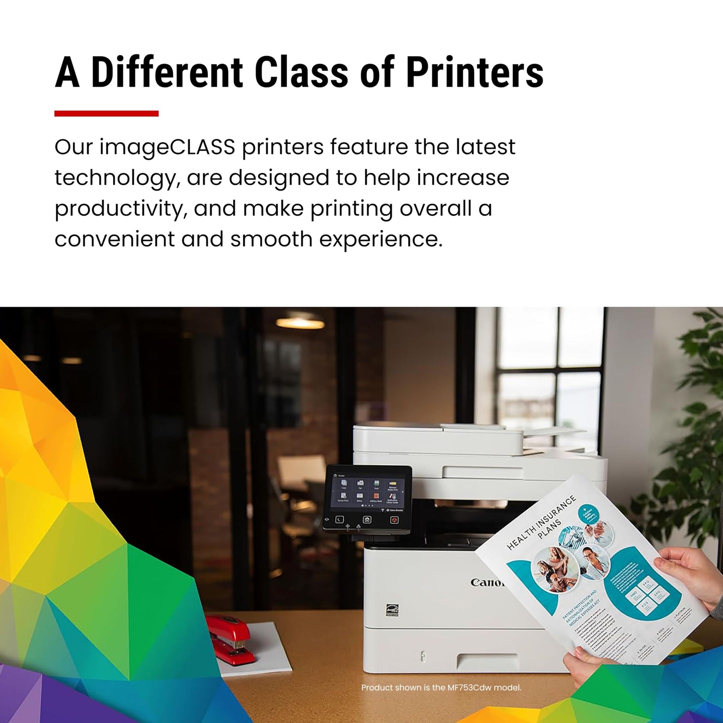 Canon Color imageCLASS MF753Cdw II - Wireless Duplex Laser Printer, All-in-One with Scanner, Copier, Fax, Auto Document Feeder, 3 Year Limited Warranty, 35 PPM