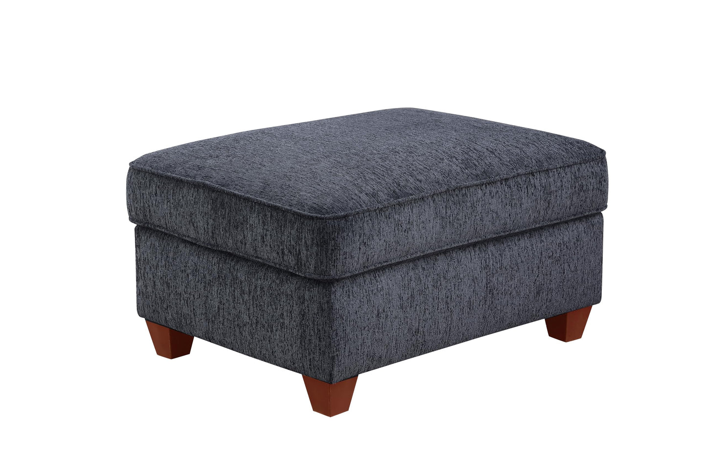 Ball & Cast 116" L-Shaped Sectional Couch with Movable Ottoman & 6 Throw Pillow,7 Seat Chenille Upholstered Sectional Sofa W/Wide Armrest,DIY Combination,Comfy Sectionals Set for Living Room,Dark Gray