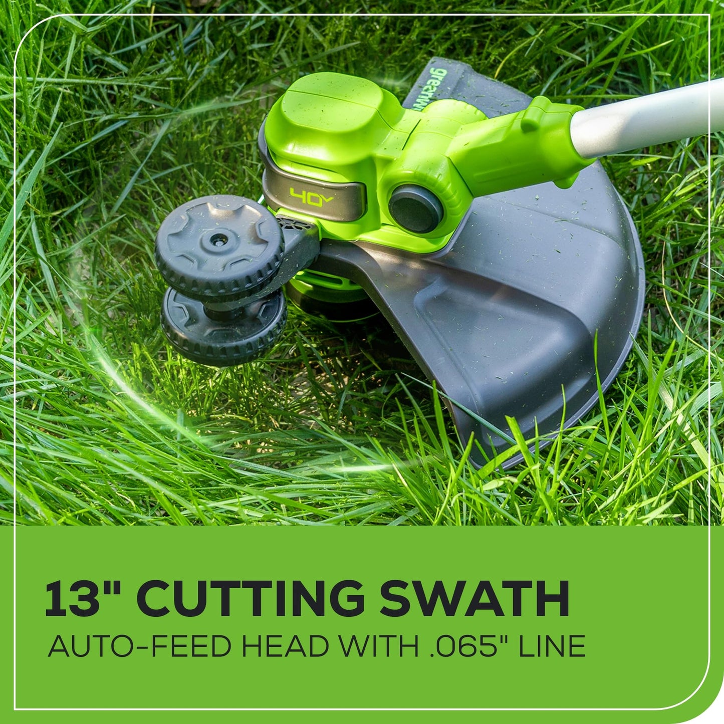Greenworks 40V 16" Brushless Cordless (Push) Lawn Mower + Blower (350 CFM) + 13" String Trimmer (Bonus Spools), 4.0Ah + 2.0Ah Battery and Charger Included (75+ Compatible Tools)