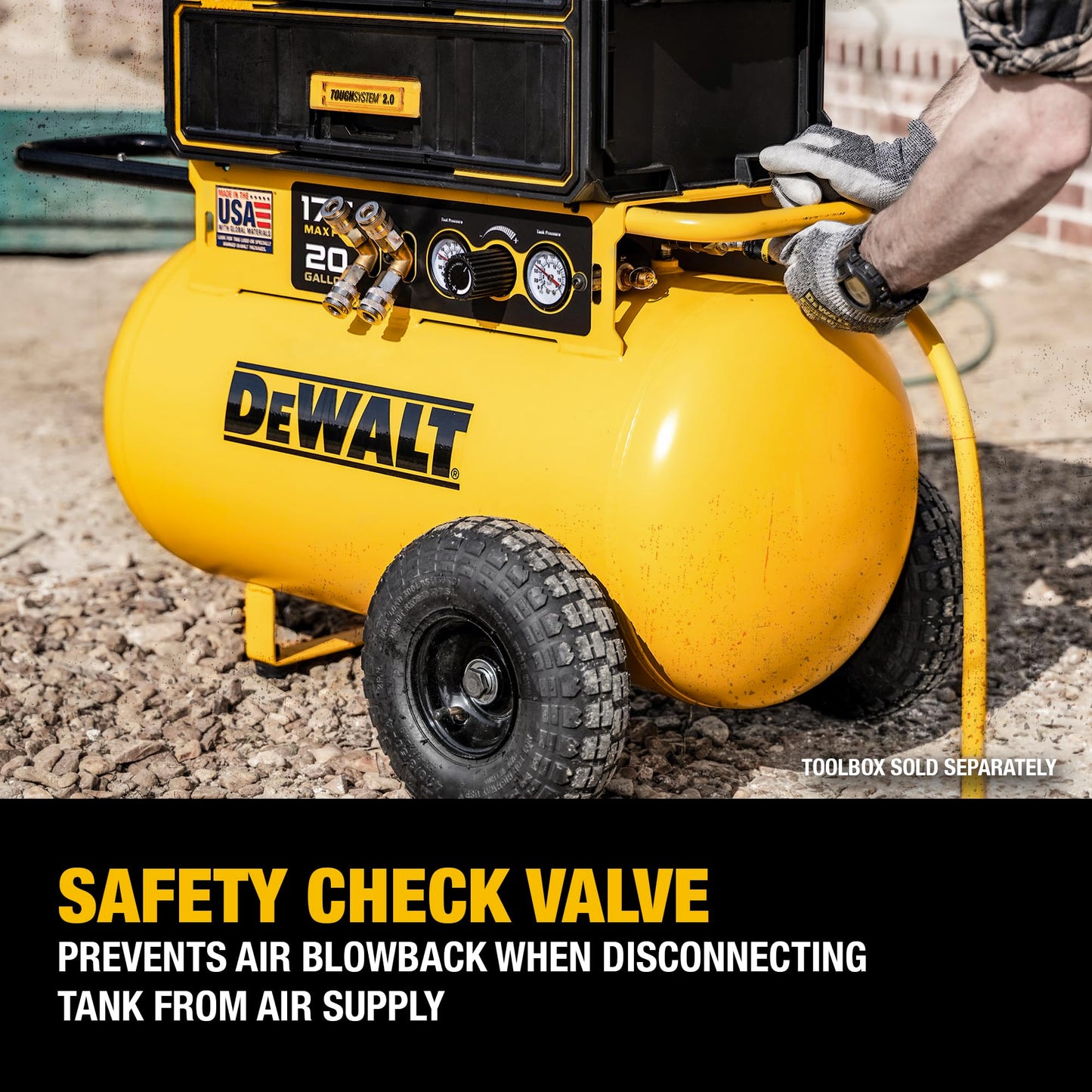 DEWALT 20 Gallon Portable Air Tank