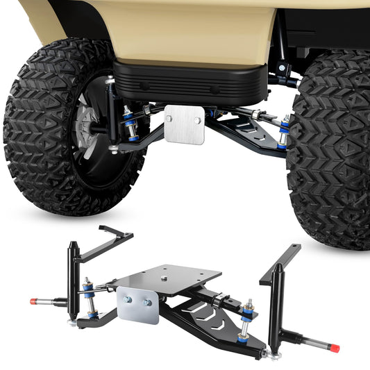 10L0L Golf Cart 6" Double A-Arm Lift Kit for Club Car DS 2003.5-up Electric/Gas Models, Heavy Duty Strength Steel Lift Kit