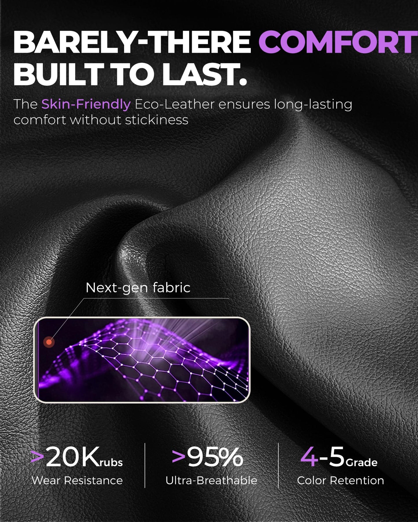 GTPLAYER Gaming Chair with Footrest, Big and Tall Game Chair 350lb Racing Style Computer Chair, Ergonomic Executive Office Chair High Back with Lumbar Support and Recliner, Purple