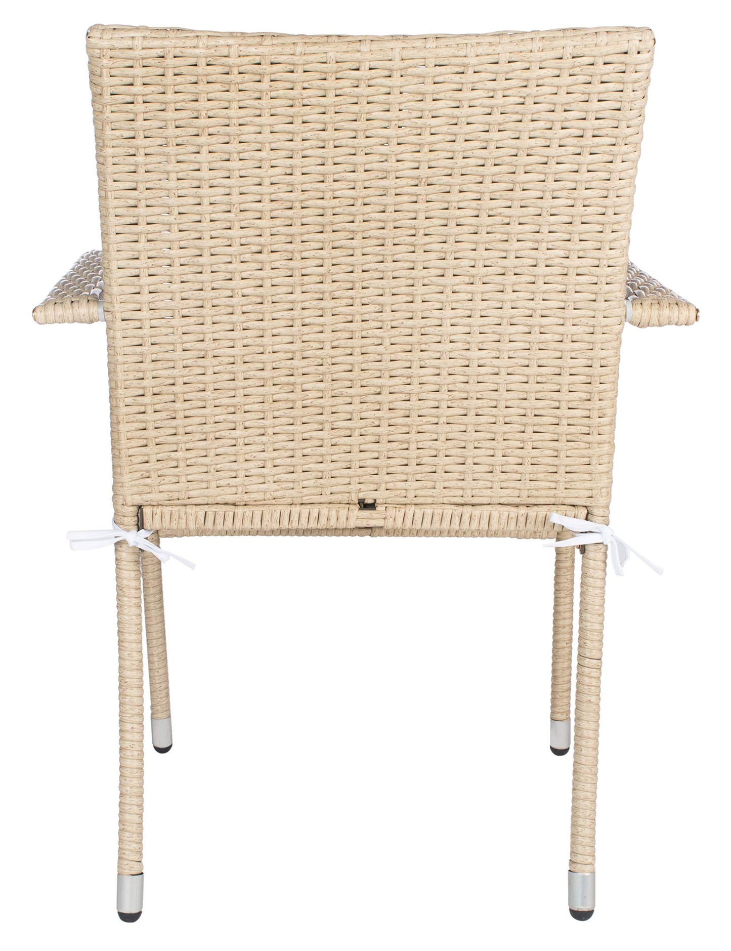 SAFAVIEH Outdoor Collection Laina Beige/White Bistro Set PAT7703B-2BX